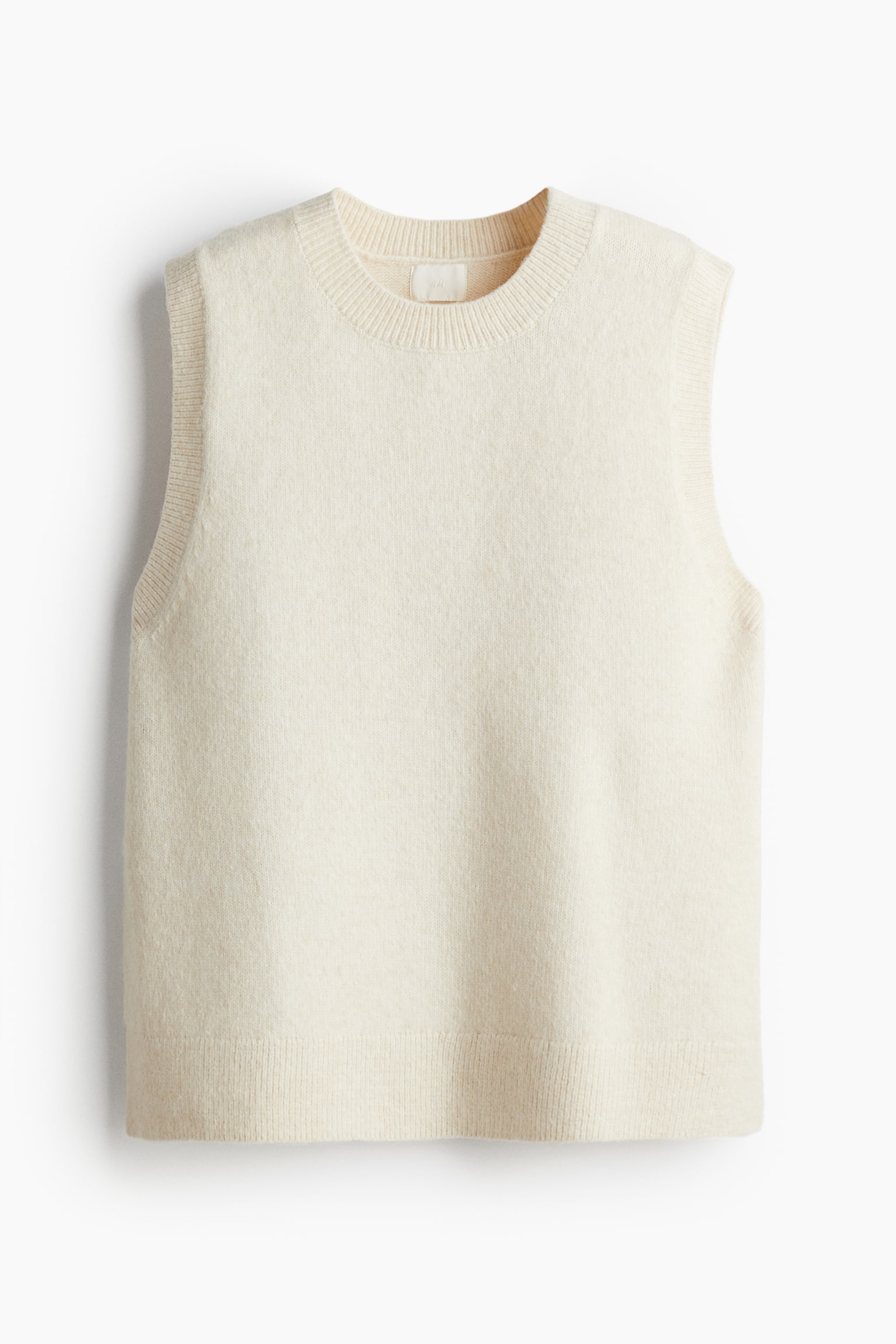 Sweater vest - Cream/Greige marl/Dark grey marl - 2