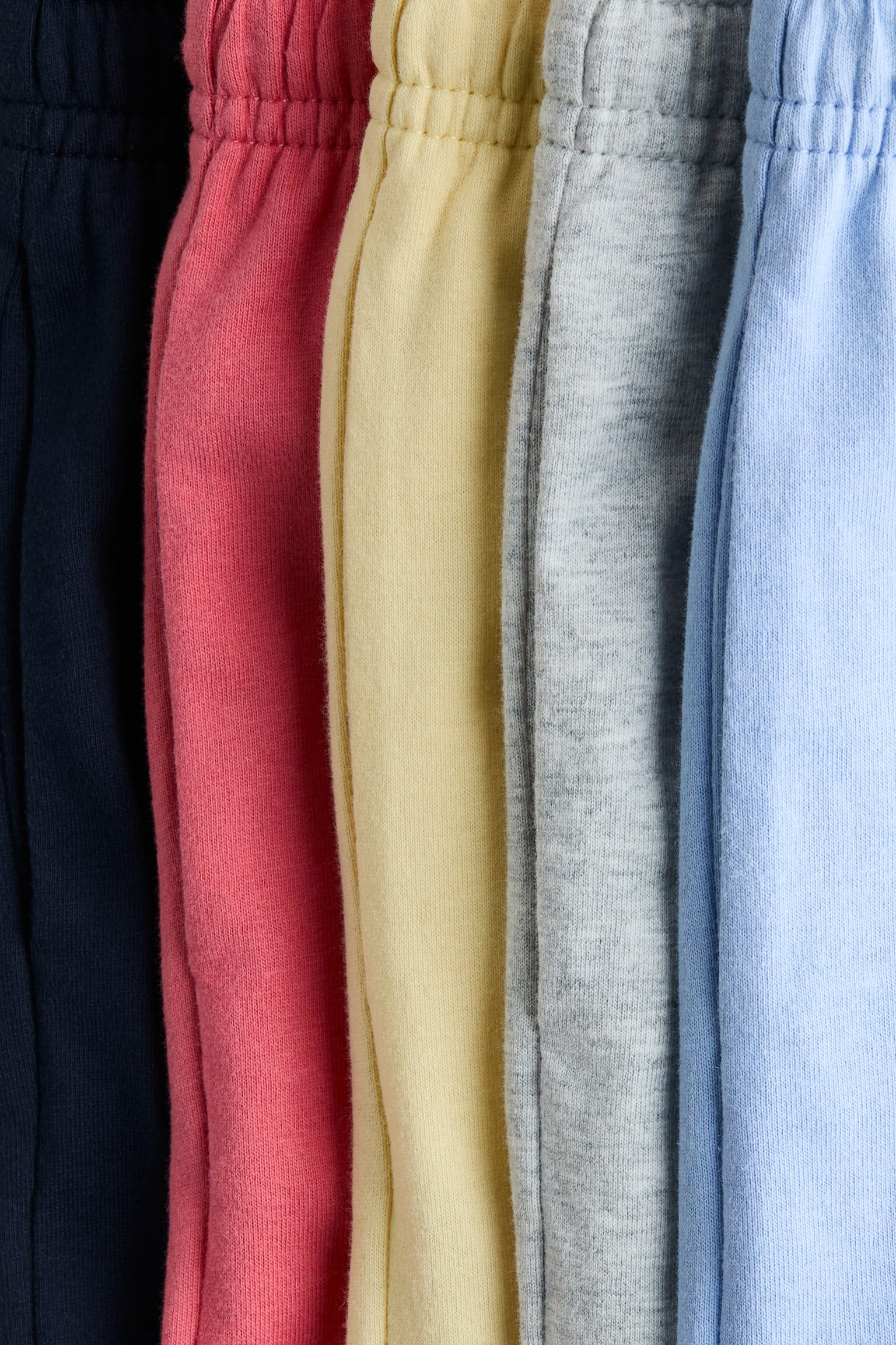 5-pack cotton jersey shorts - Blue/Grey/Yellow/Cream/Brown/Blue/Grey/Black - 2