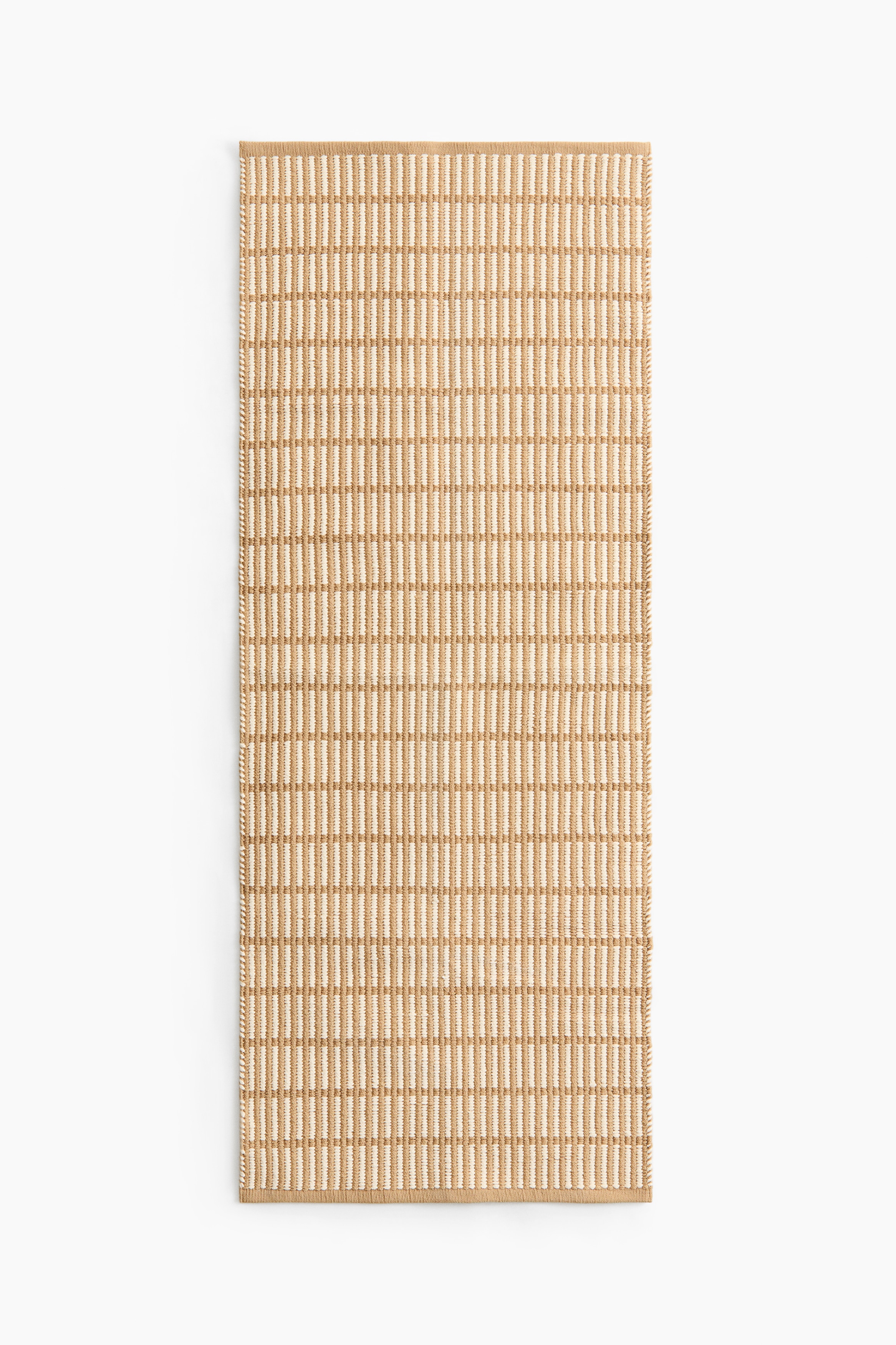 Alfombra de pasillo para interior/exterior - Beige oscuro/Beige claro