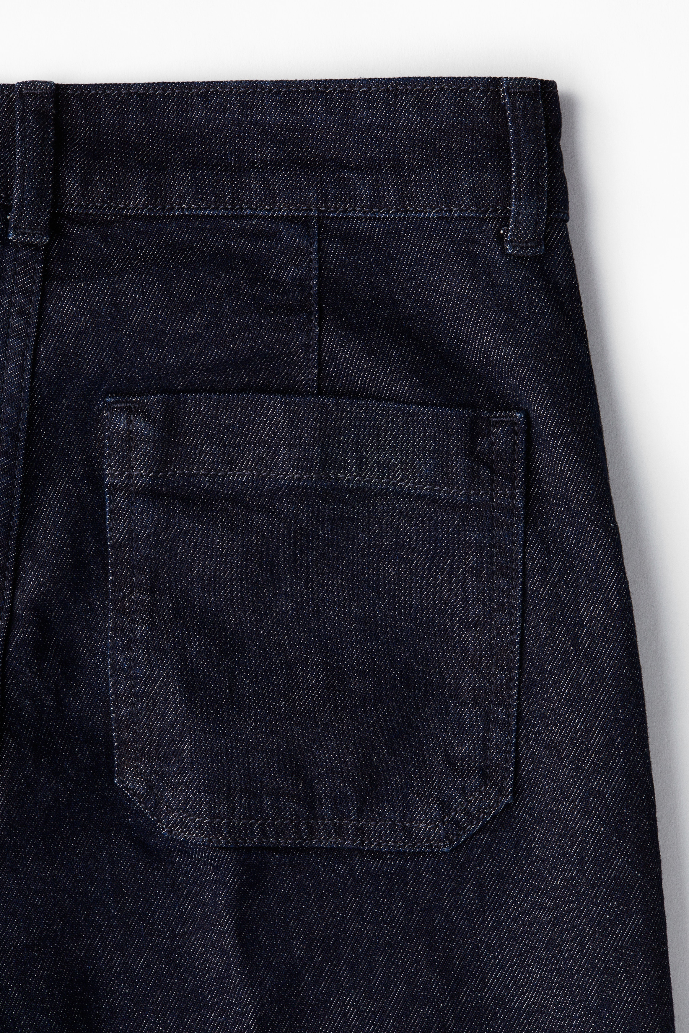 Wide High Ankle Jeans