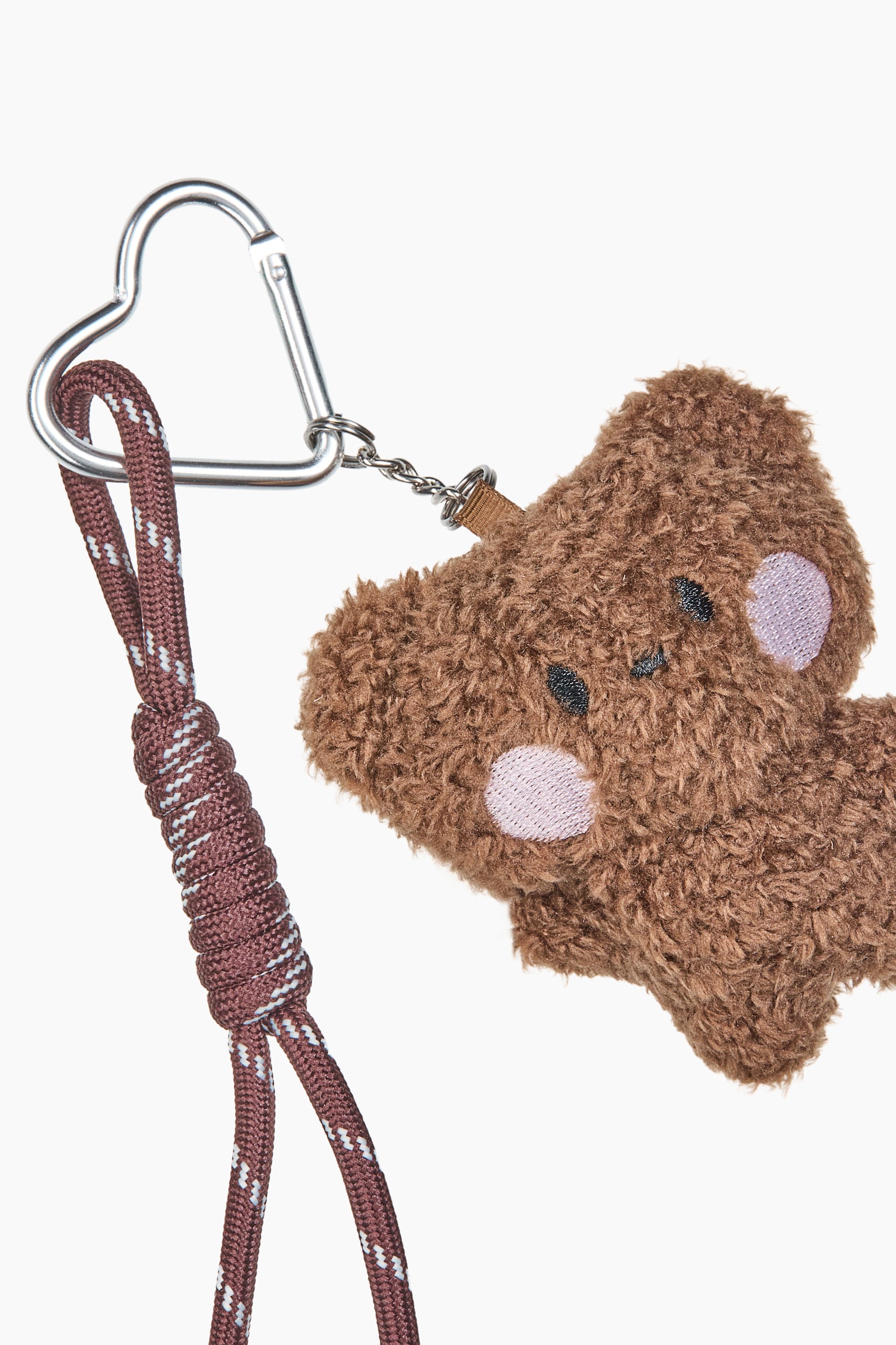 Bamseformet taskevedhæng - Brun/Bamse - 2