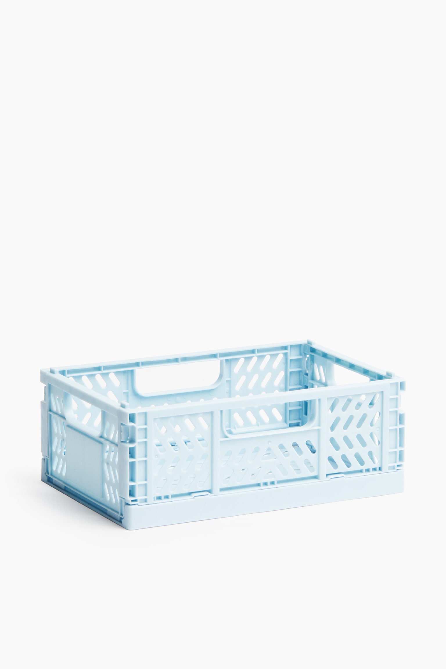 Foldable storage crate - Light blue/Bright green/Greige/Bright blue/Pink - 1