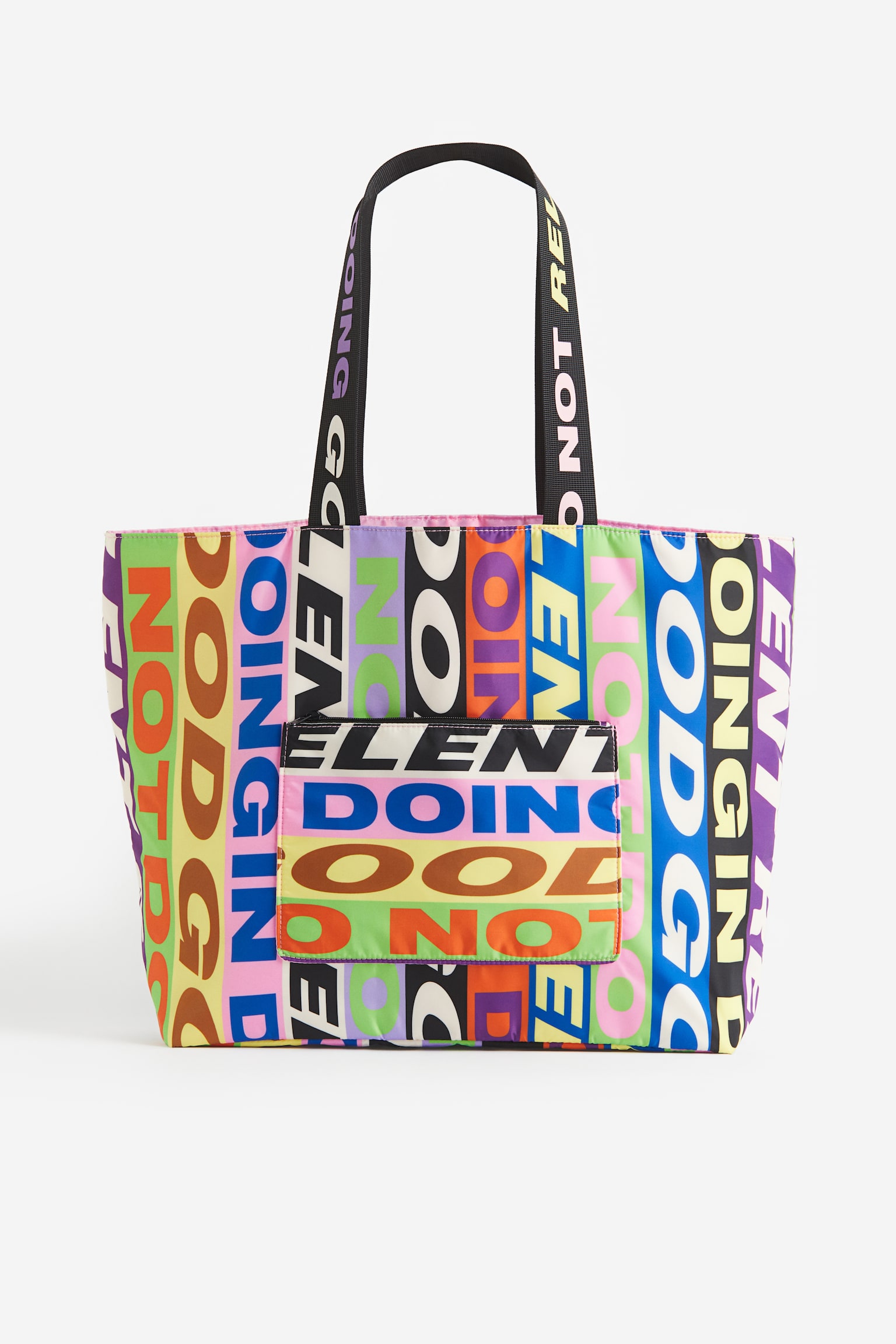 Large shopper - Black/Multicoloured - 1