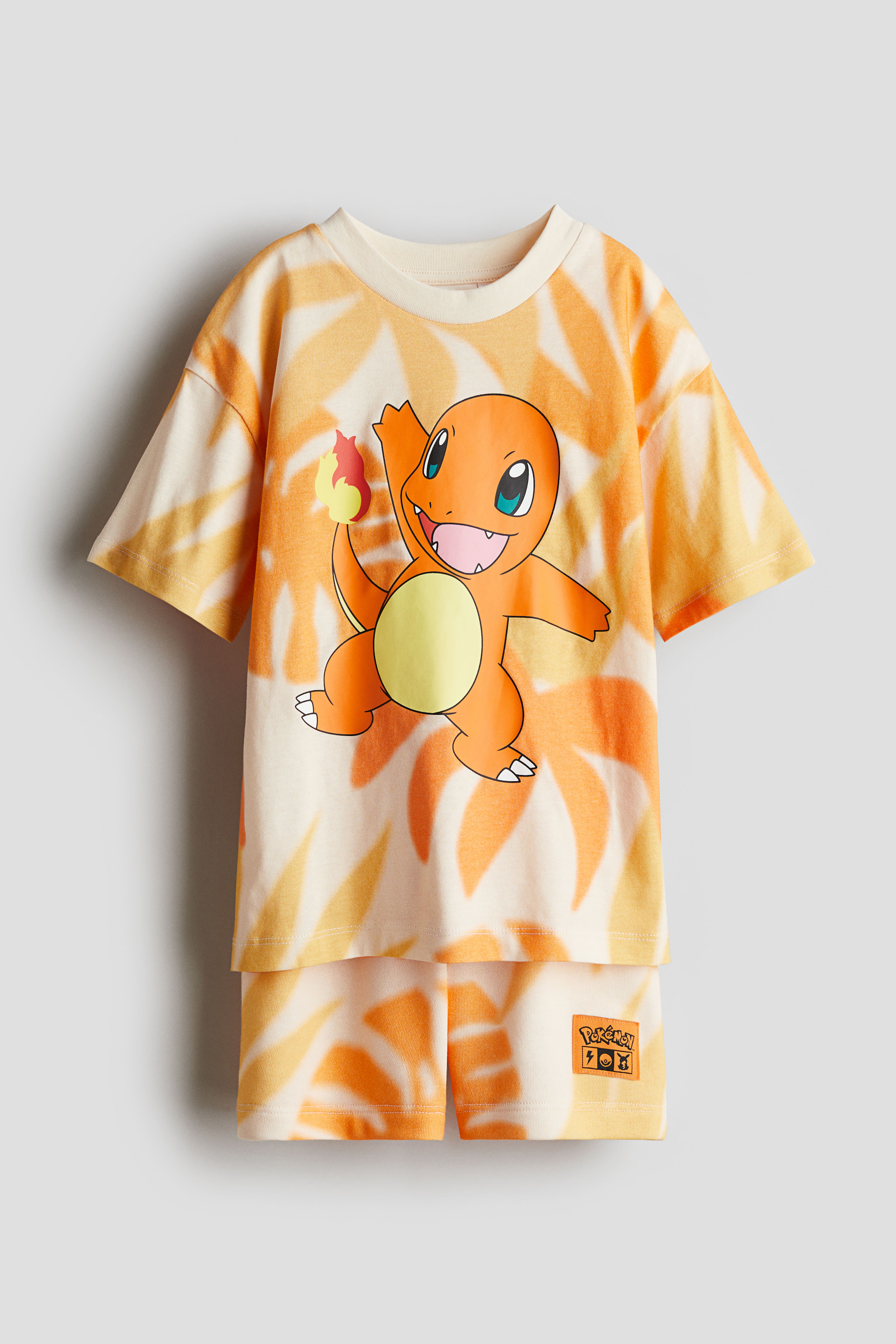 2-delat Set Med Tryck - Orange/Pokémon - BARN | H&M SE