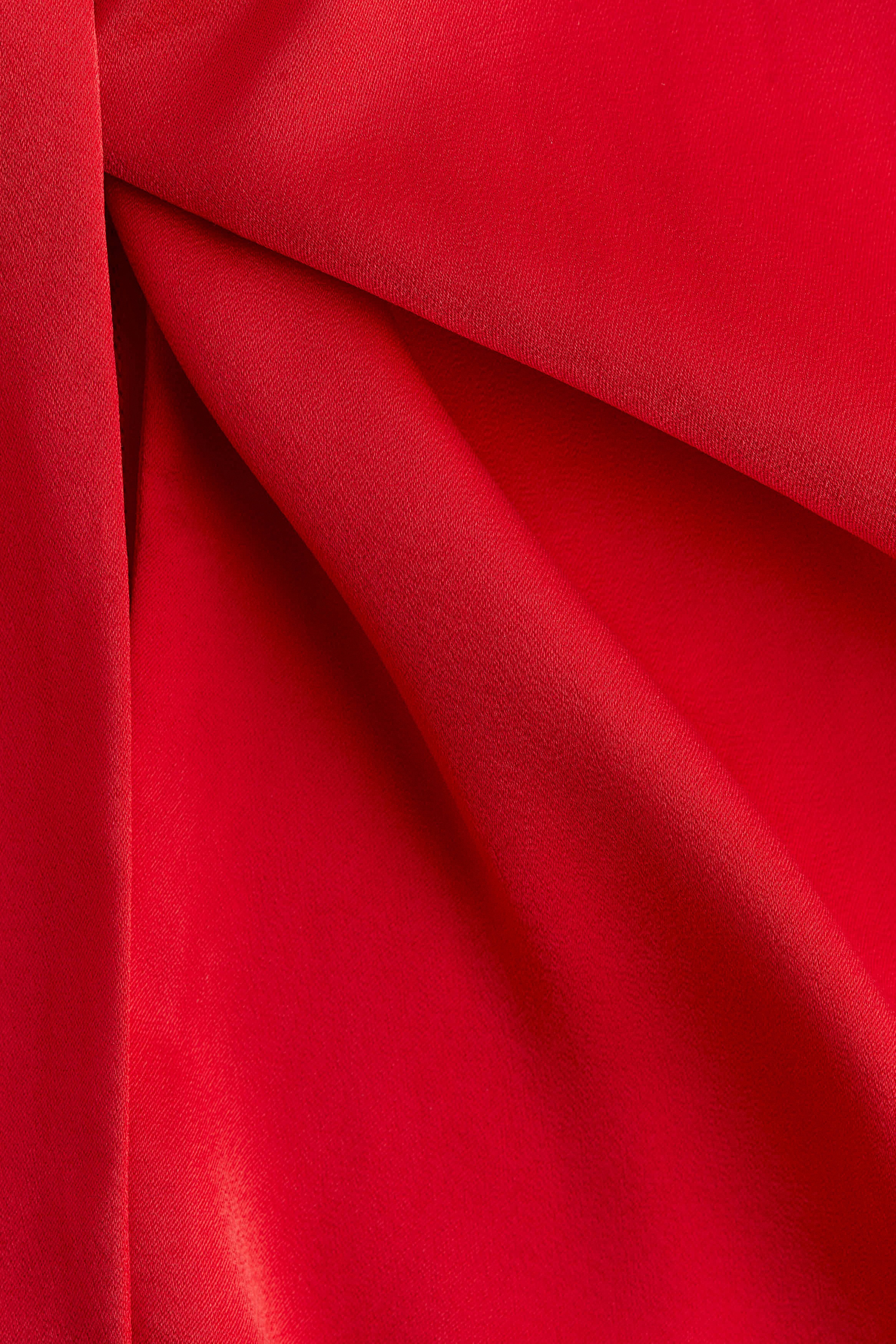 Twist-detail dress