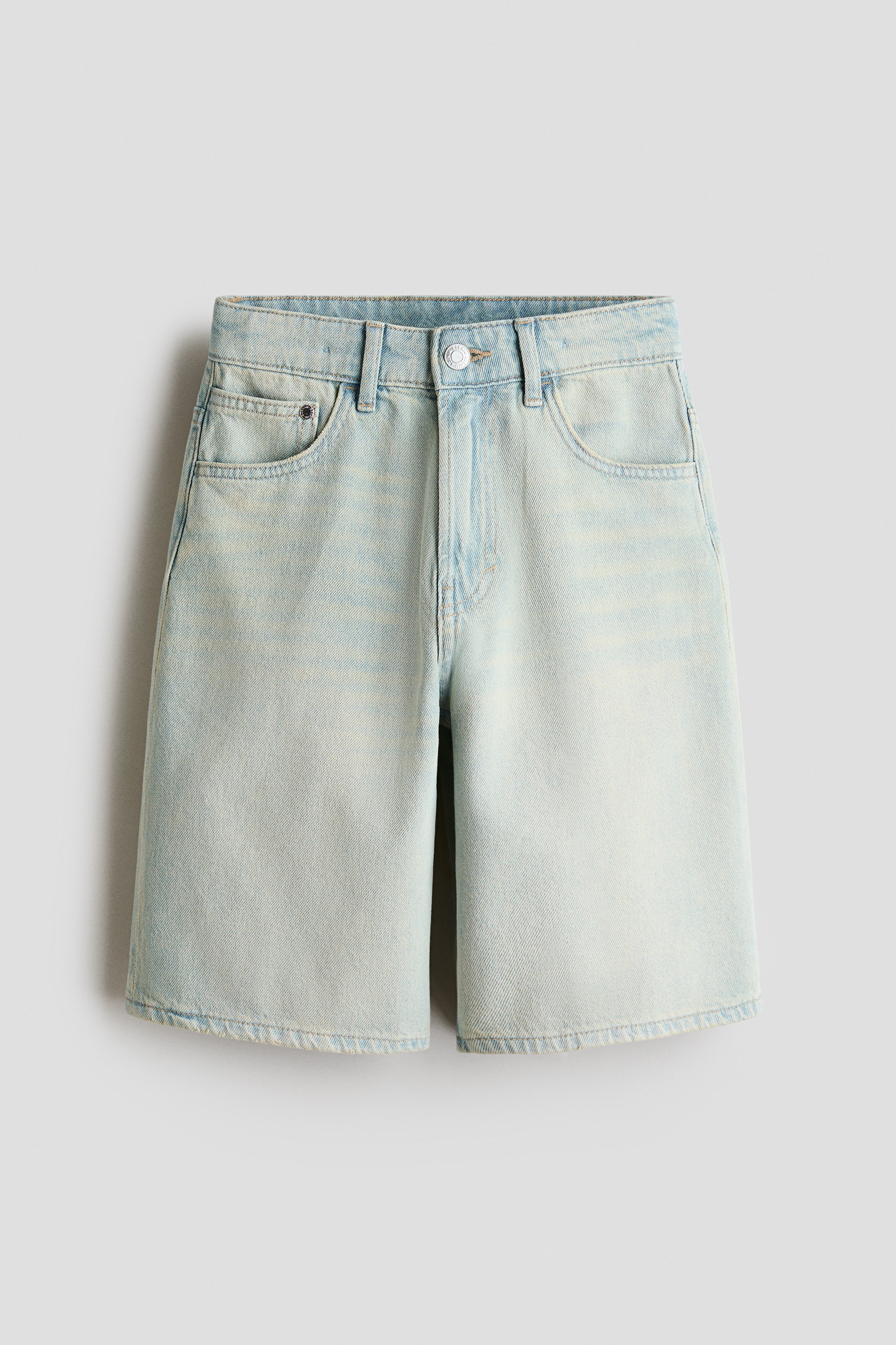 H & M - Denimshorts in Baggy Fit - Blau - Kinder