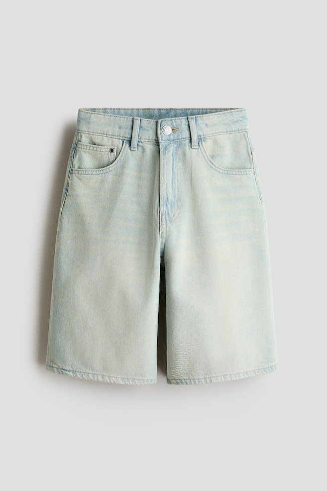 Denimshorts in Baggy Fit - Helles Denimblau/Helles Denimblau - 1
