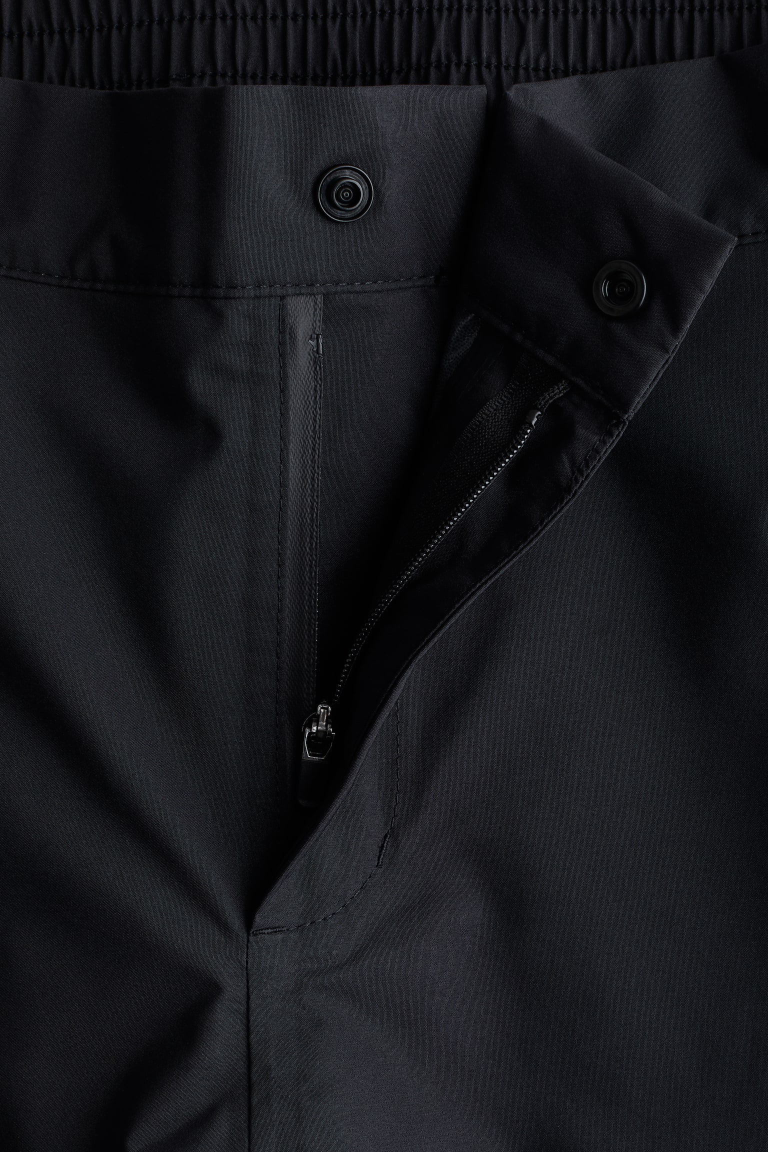 Женские брюки H&M Barrel-Leg Rain Pants with StormMove™, цвет: Чёрный — фото 7