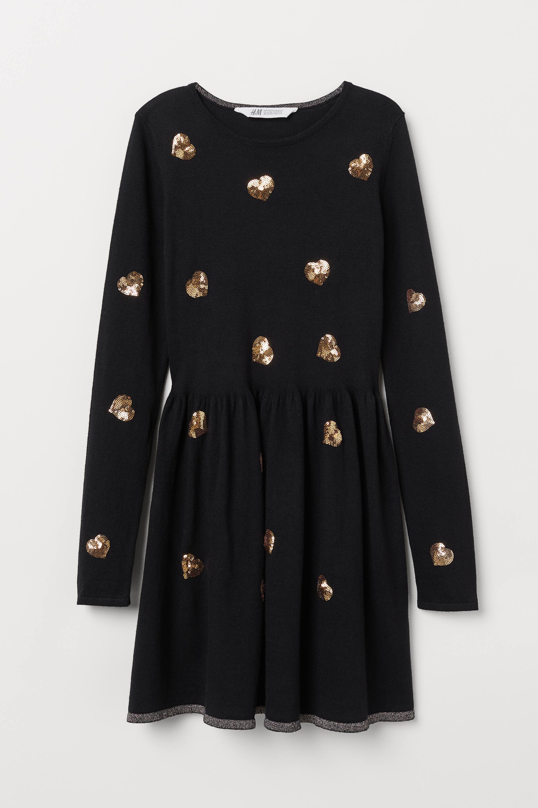 Jurk met paillettenmotief - Main Image