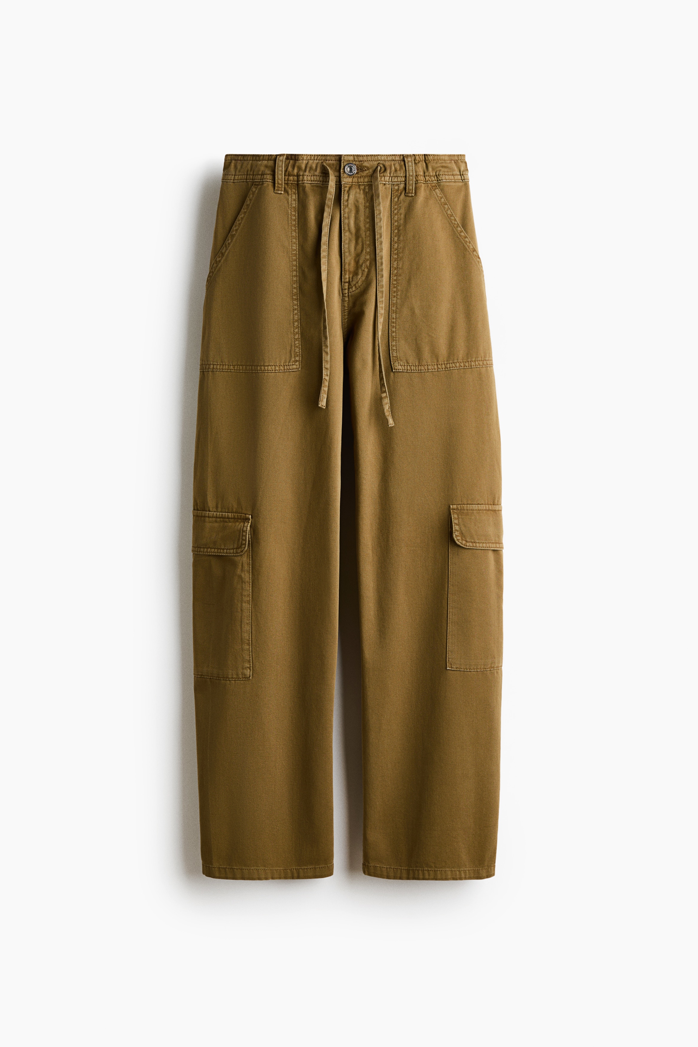 Cargo Pants - Khaki green/Dark brown
