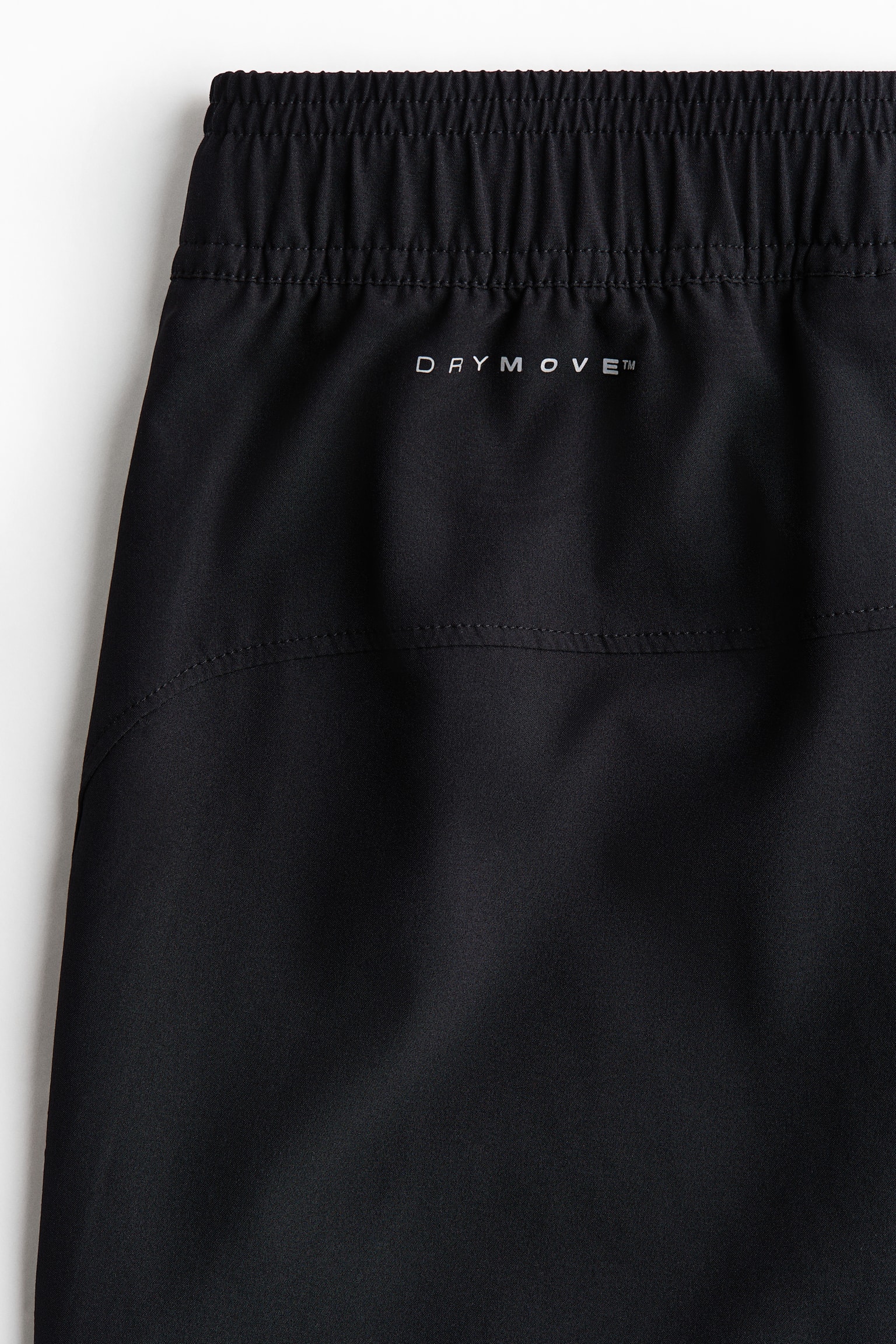 Мужские брюки H&M Regular-Fit Tapered Sports Joggers with DryMove™, цвет: Чёрный — фото 7