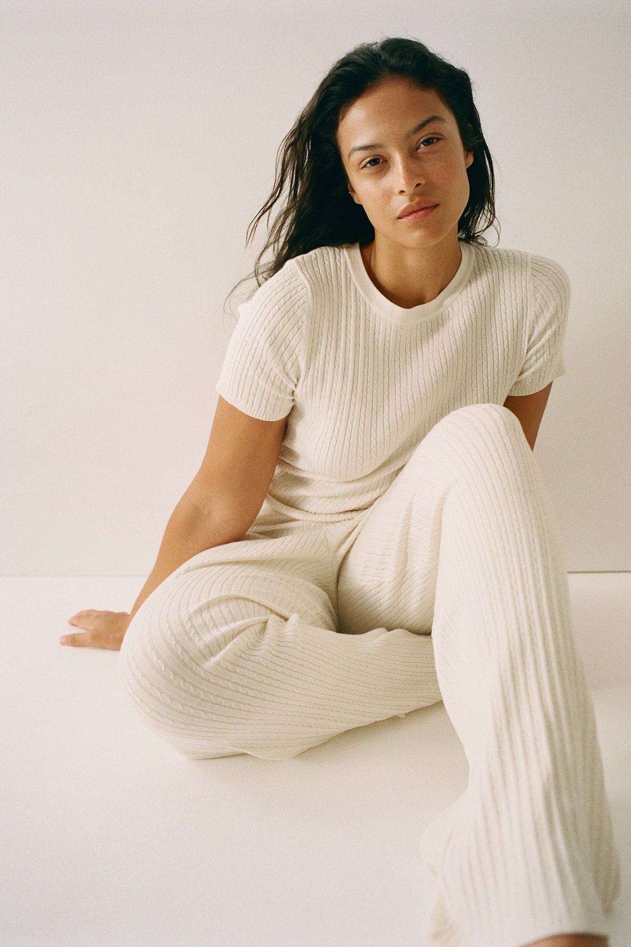 Cable-Knit Pants - image 5
