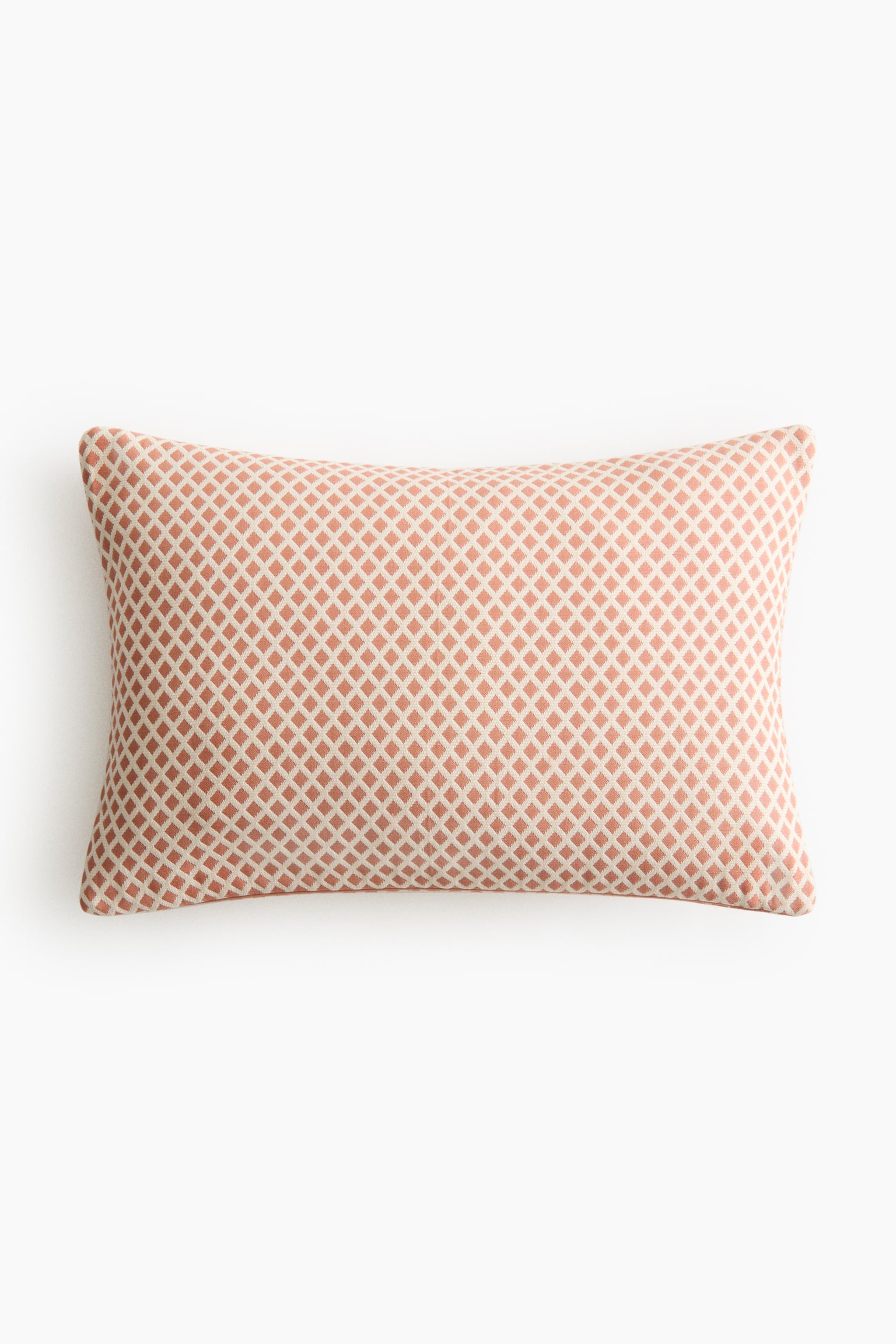 Outdoor cushion cover - Orange/Patterned/Light beige/Patterned - 1