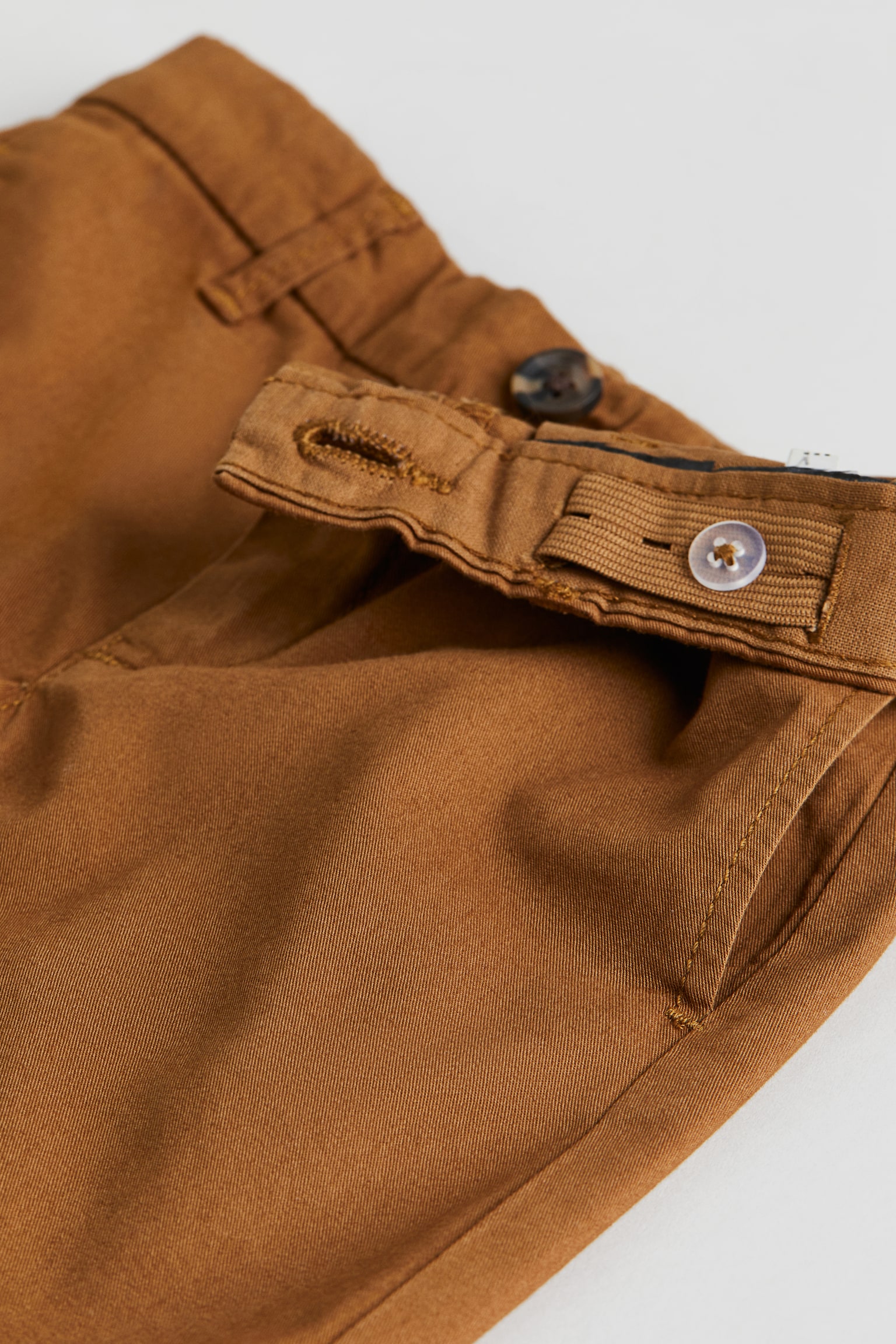 Cotton chino shorts - Brown/Navy blue/Bright red/Beige/Blue - 4