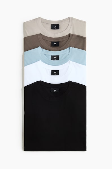 スリムフィットTシャツ 5枚セット