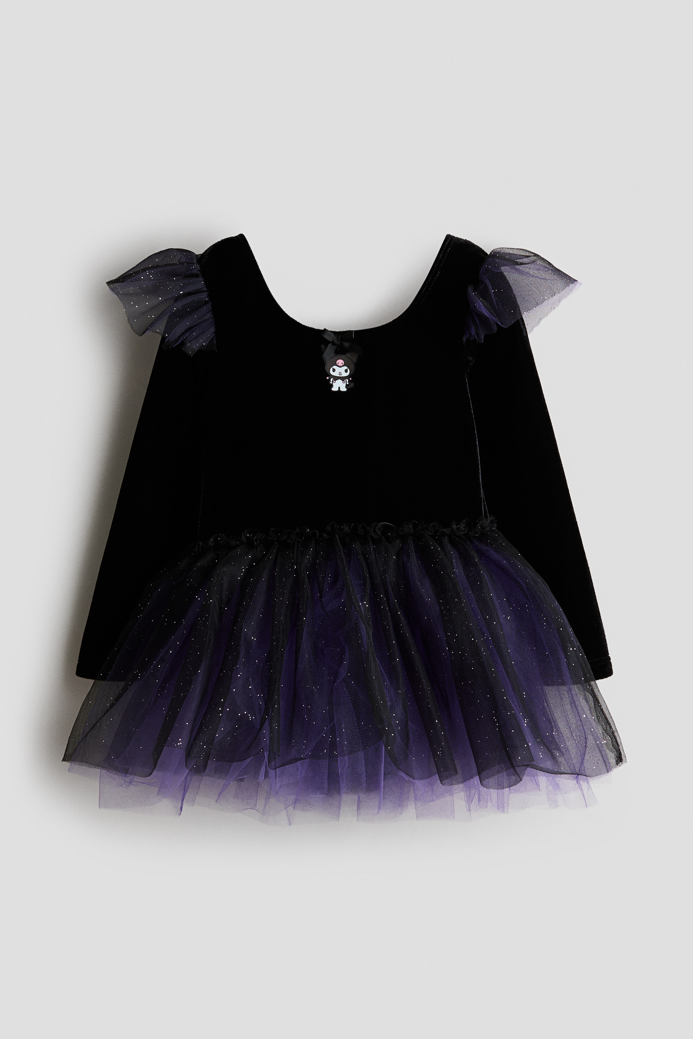 Dansjurk met geprint motief - Black/Kuromi