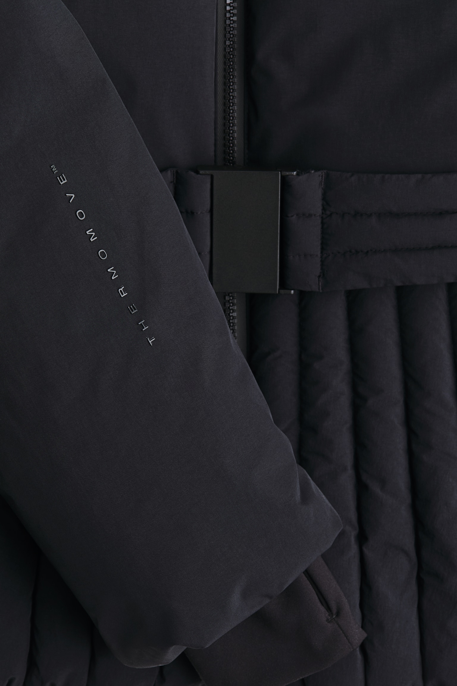 Padded ski jacket with ThermoMove™ - Black/Aubergine purple/Beige - 7