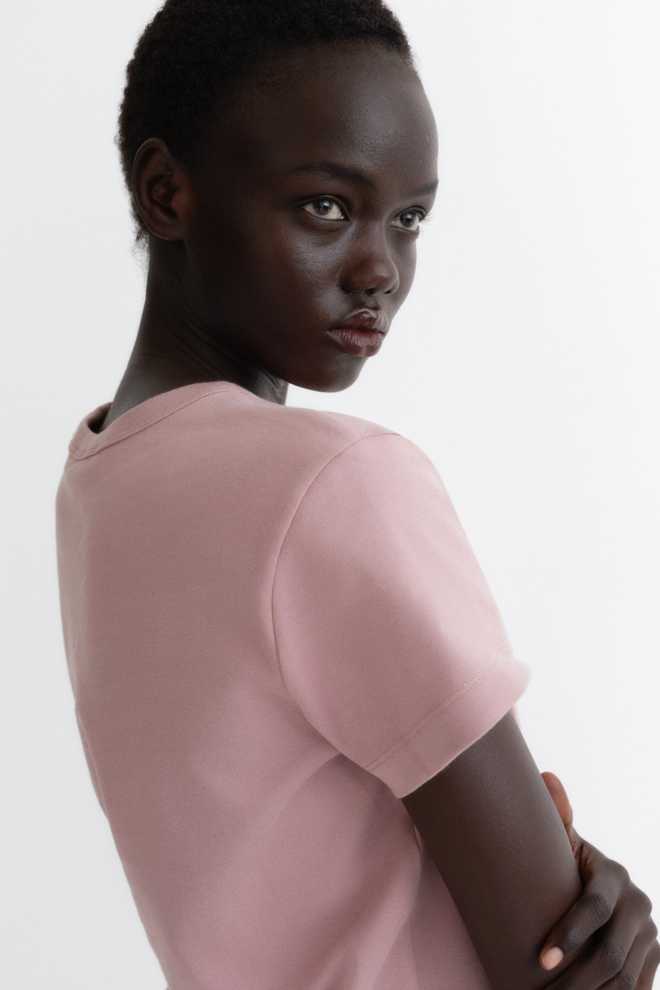 Ver imagen más grande: Camiseta de algodón - Rosa de antaño - MUJER | H&M ES 1