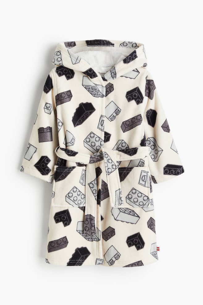 Robe de chambre en coton éponge imprimé - Beige clair/LEGO - 1