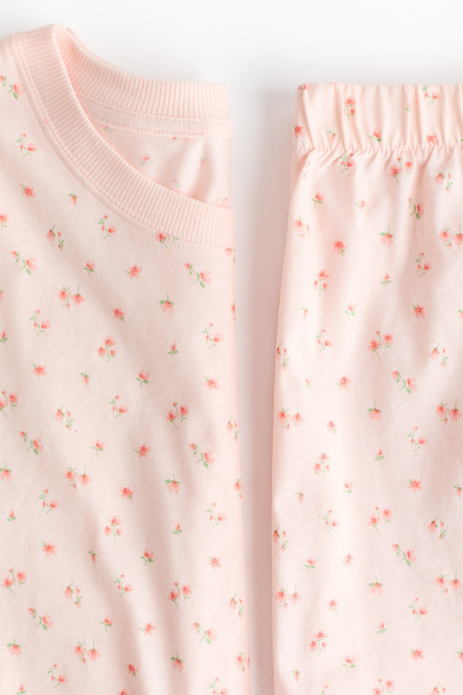 Pigiama con stampa - Rosa pesca/fiori/Crema/pois/Beige chiaro/Turchese chiaro/Crema/Isla Cozumel - 4