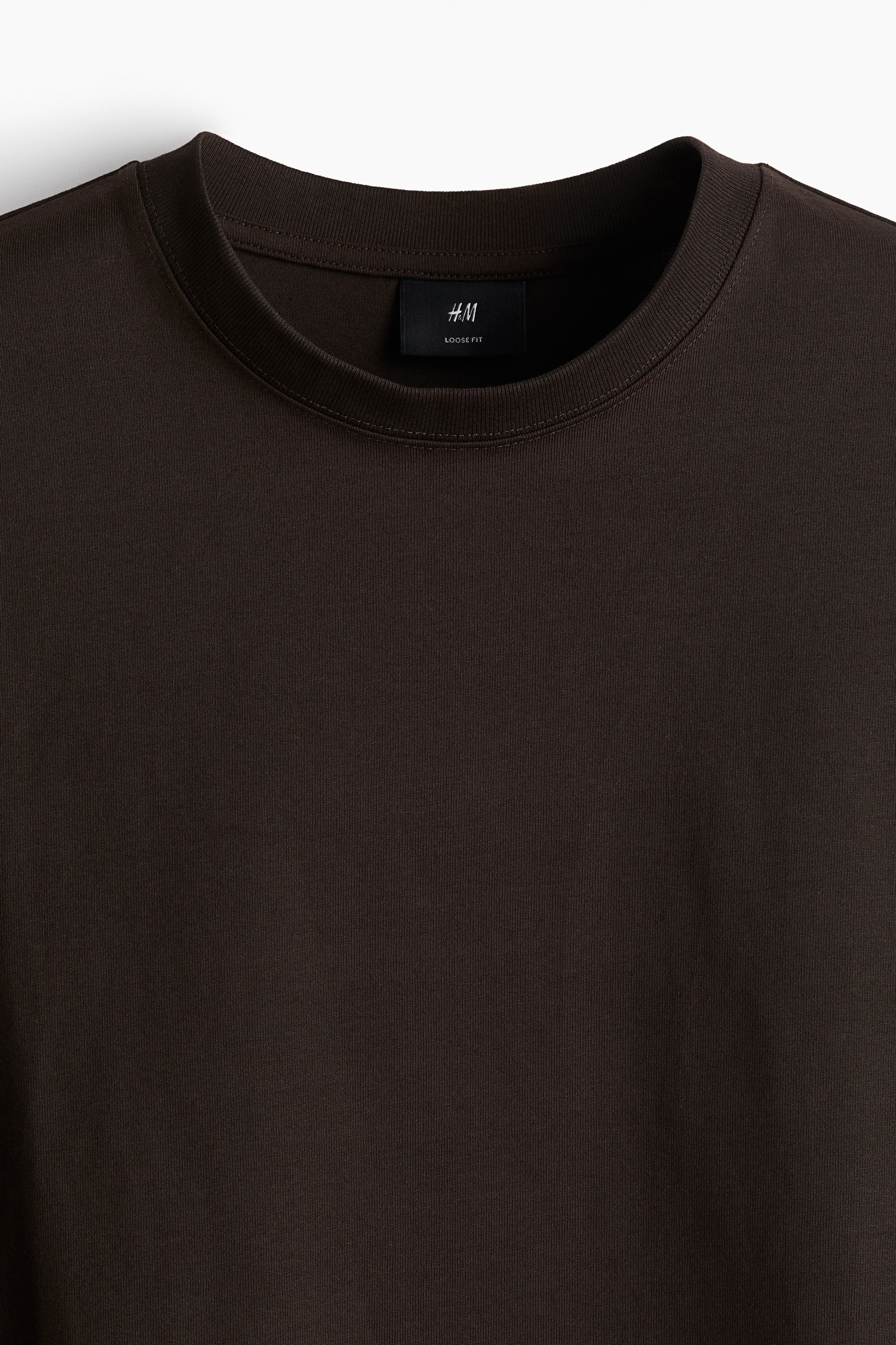 Loose Fit Long-sleeved jersey top - Brown - Men | H&M GB