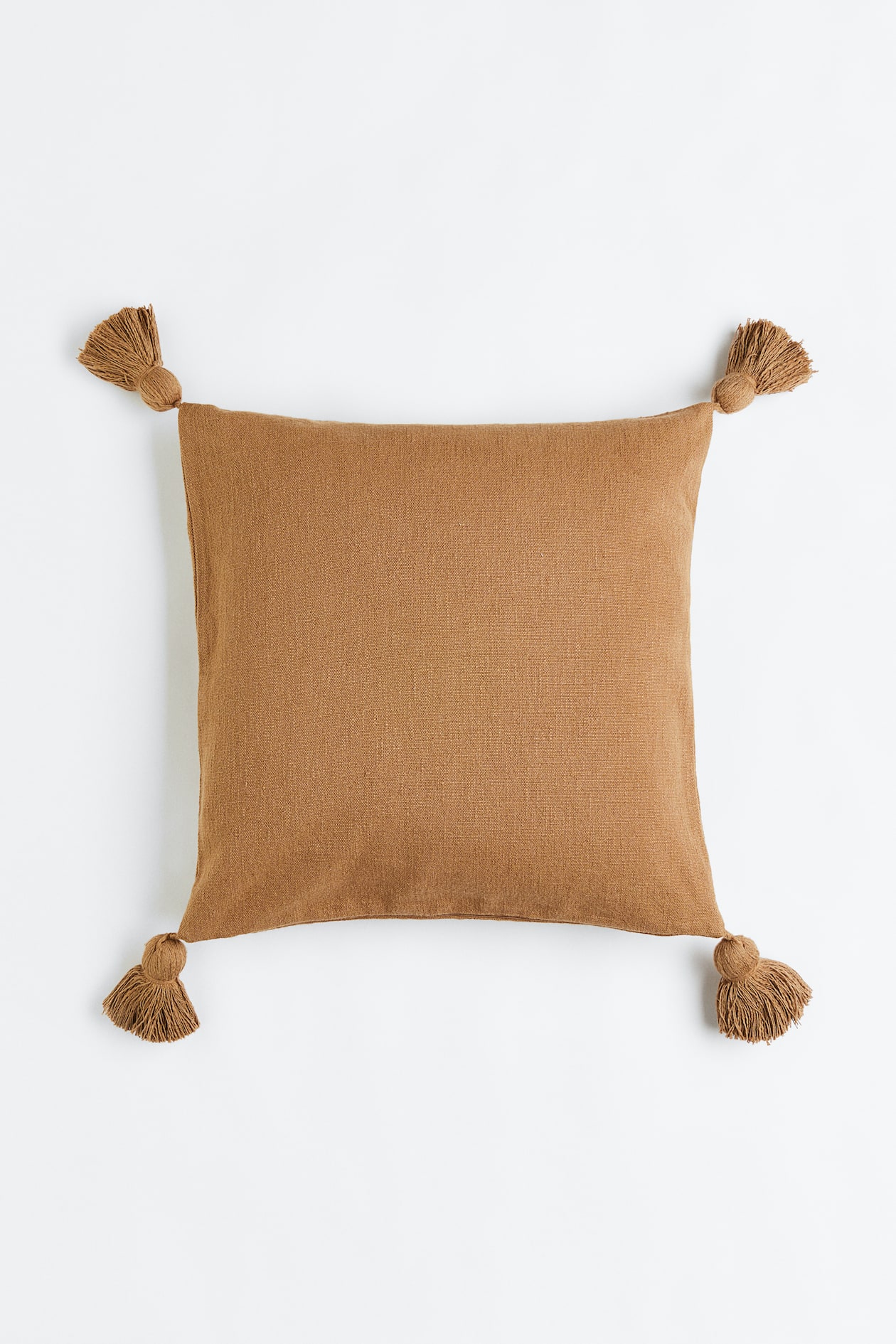 Tasseled Cushion Cover - Dark beige - Home All | H&M US