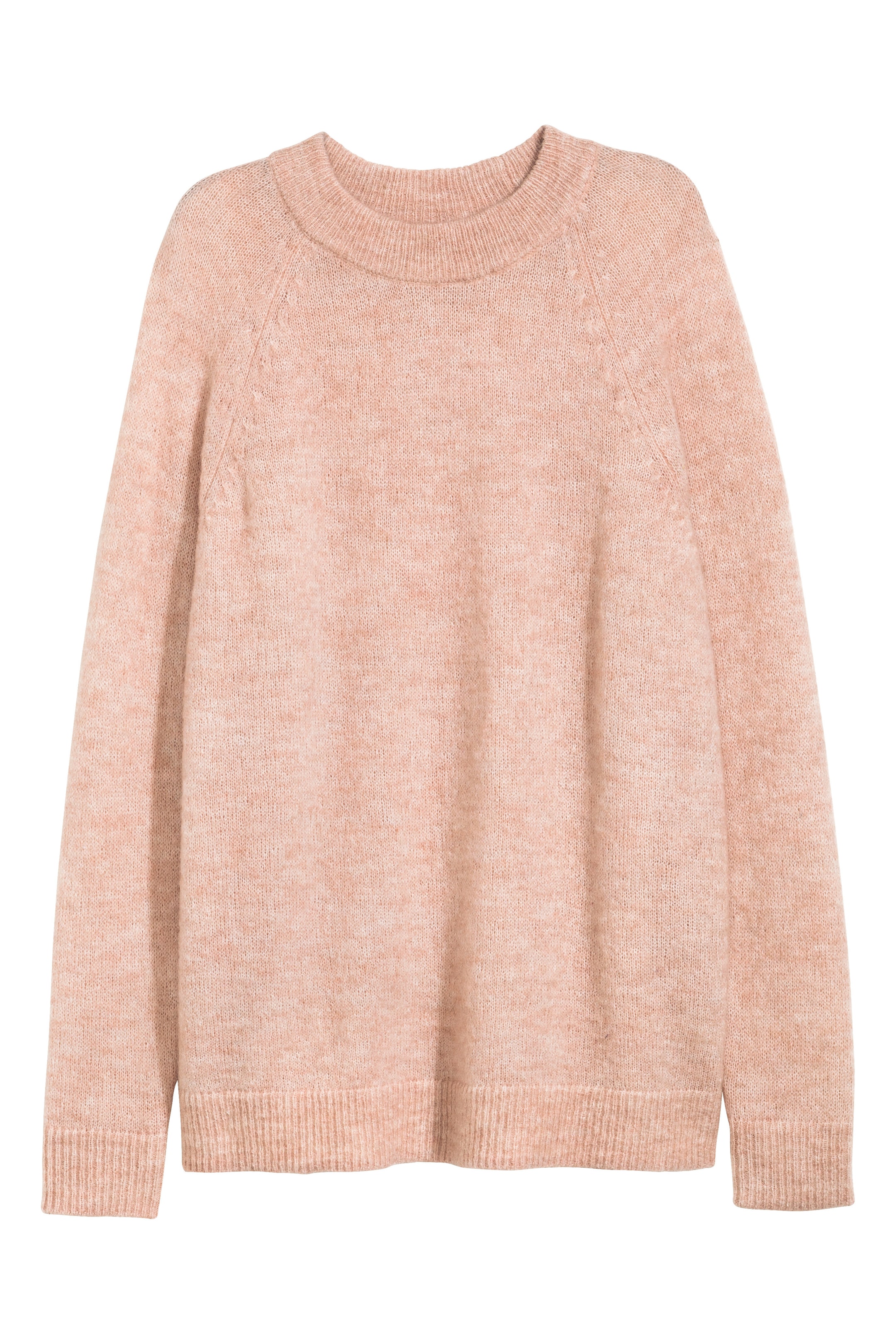 View larger image: Knitted jumper - Powder marl - Ladies | H&M GB 1
