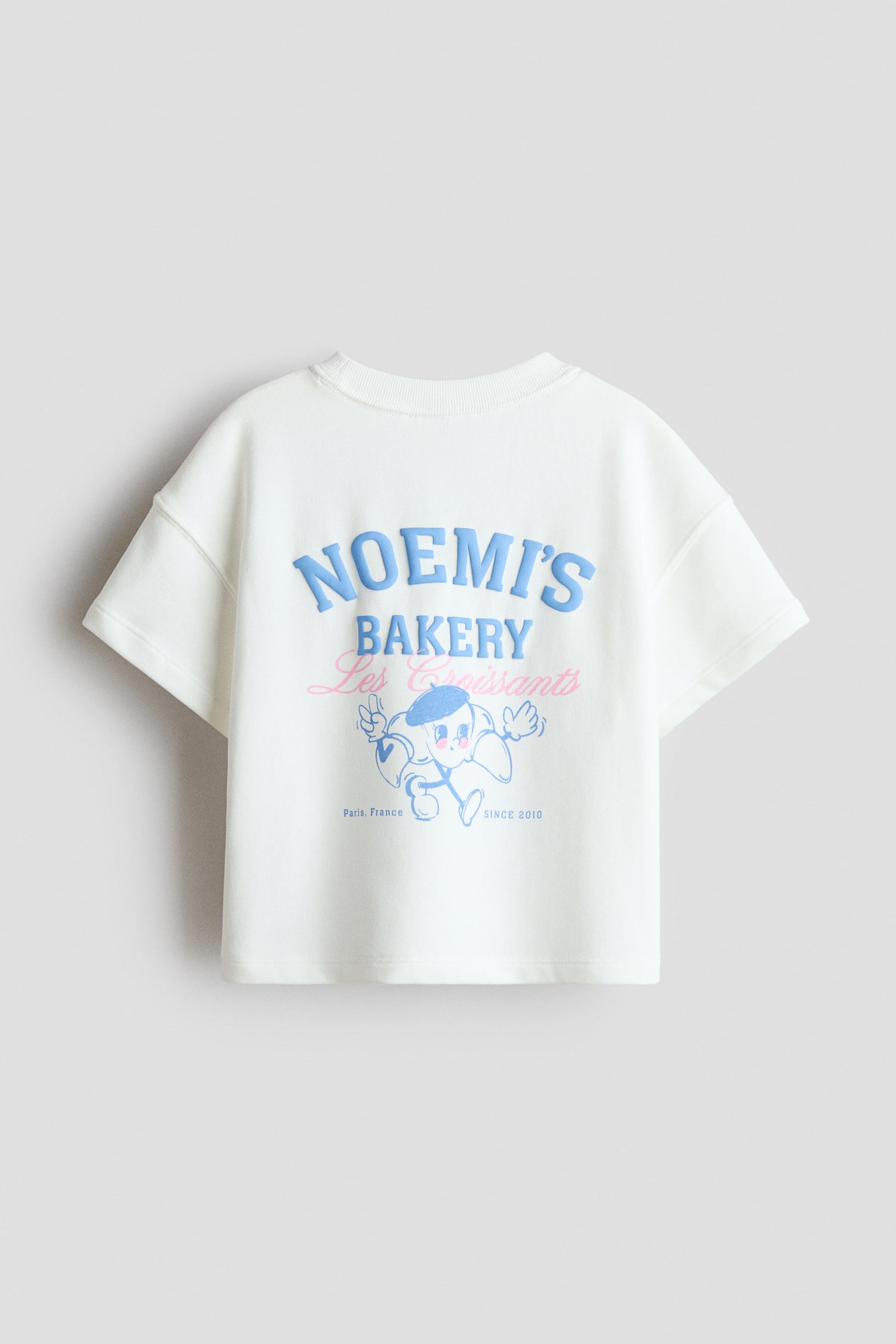 Playera en french terry con diseño - Blanco/Noemi's Bakery - 2