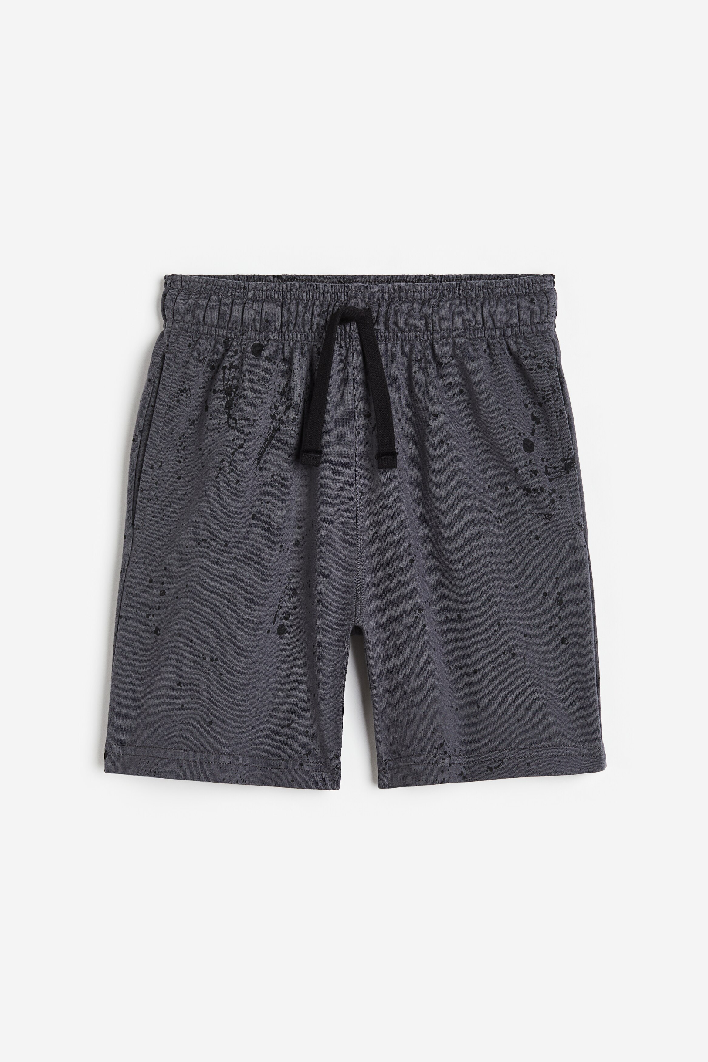 H & M - プリントスウェットショートパンツ - グレー