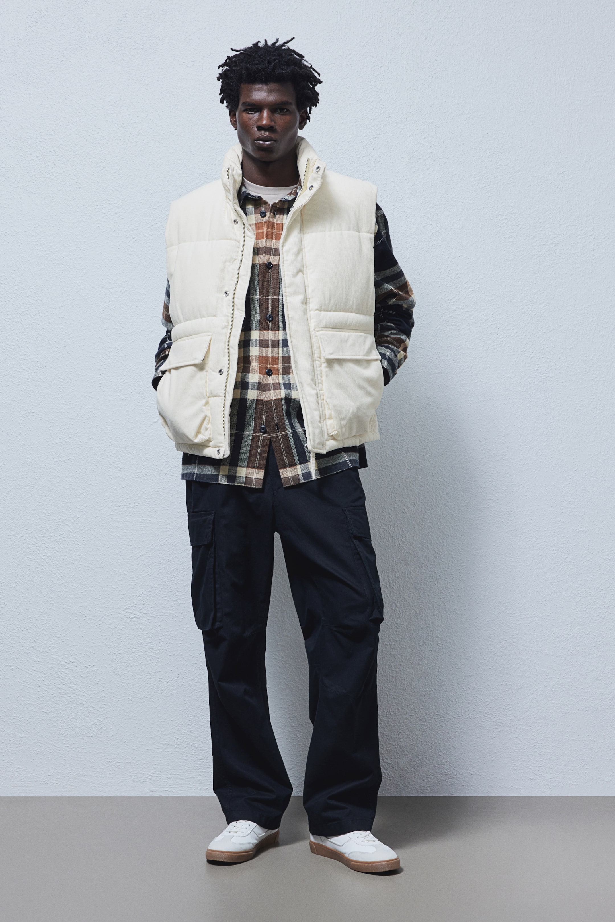 Corduroy Puffer Vest