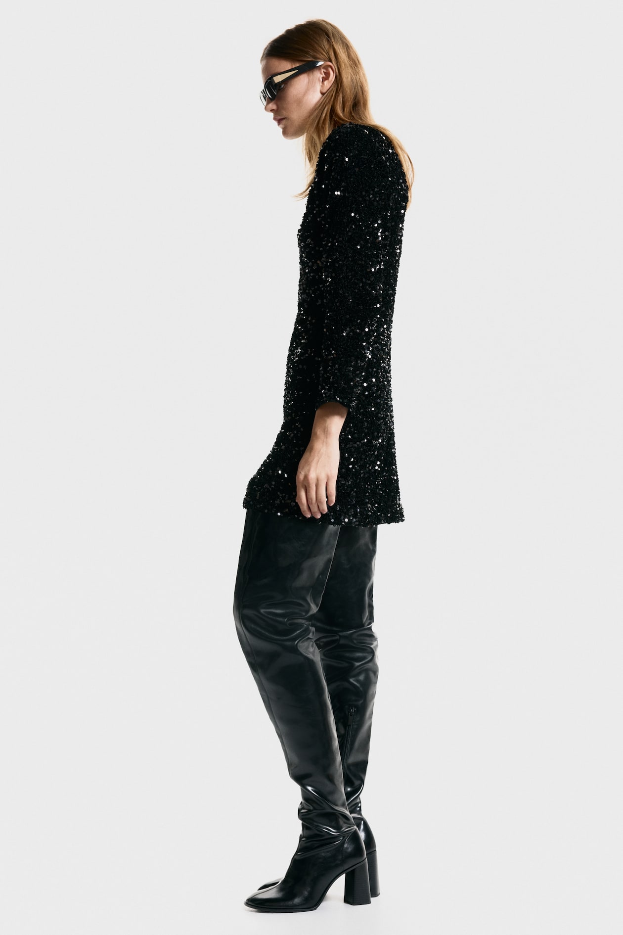 Sequined Mini Dress - image 2