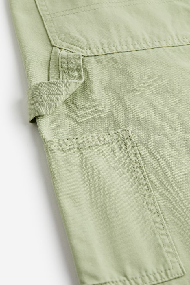 Relaxed Fit Worker trousers - Pistachio green/Cream/Light beige/Black - 4