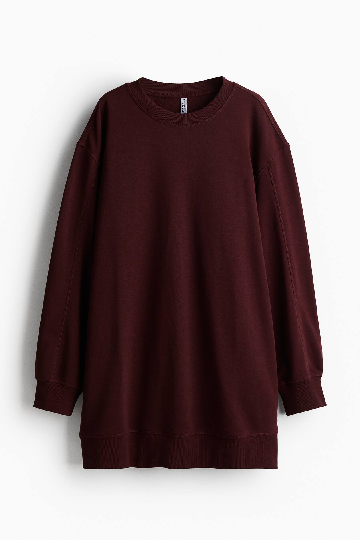 burgundy sweatshirt dress Grace and Lace Faux Wrap Cabernet Sweater Dress - Cabernet / XL | Sweater Dress