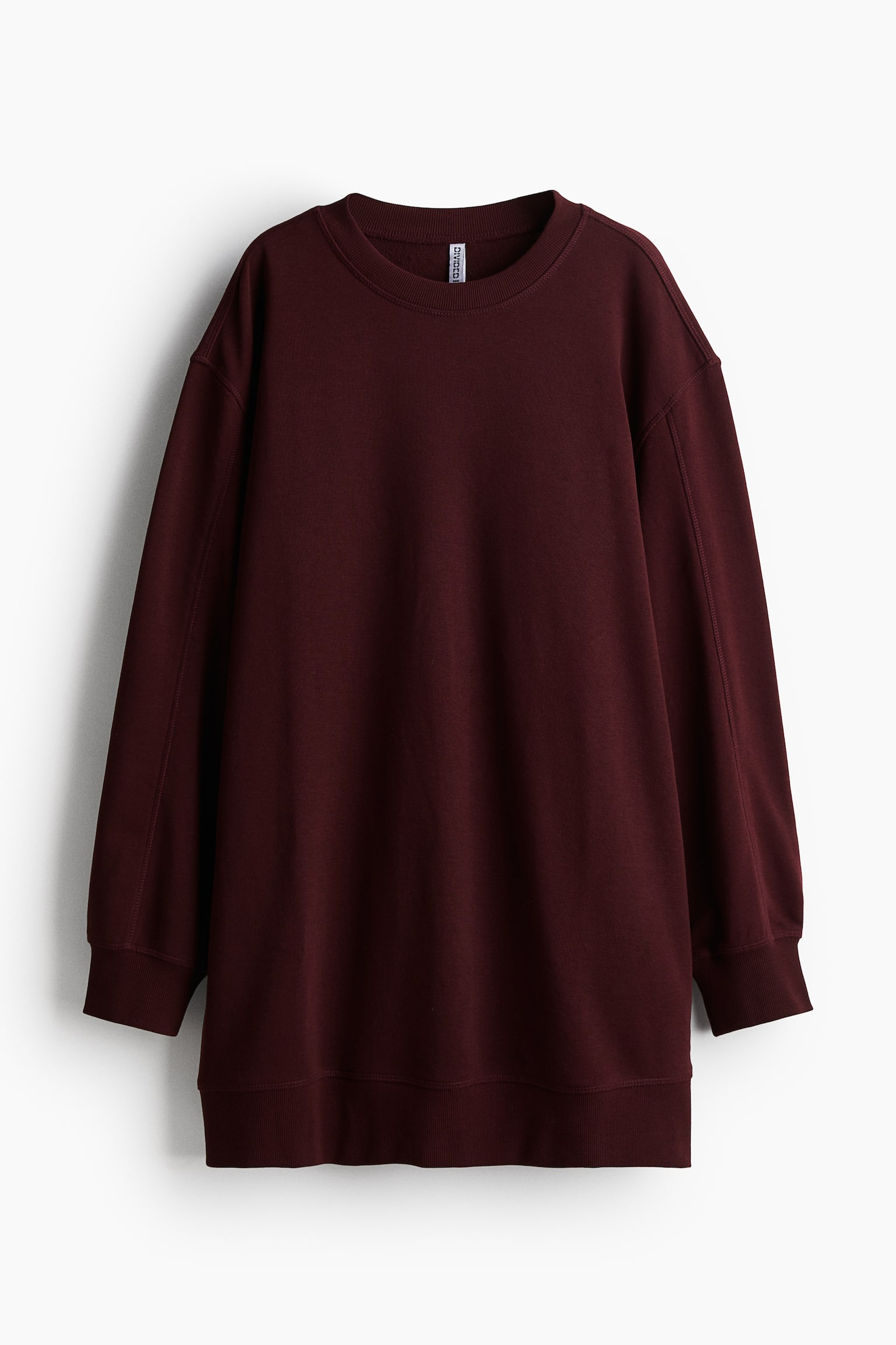 Sweatshirt dress - Burgundy/Black/Light beige/Light blue/Dark grey/Light grey marl - 2