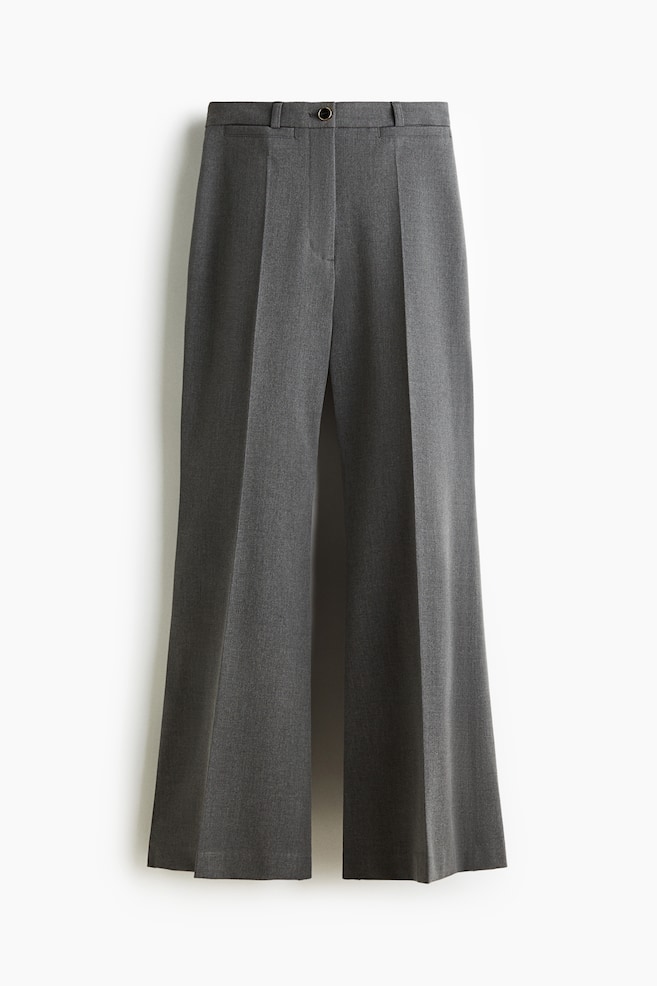 Tailored trousers - Grey marl/Rust brown/Black/White - 1