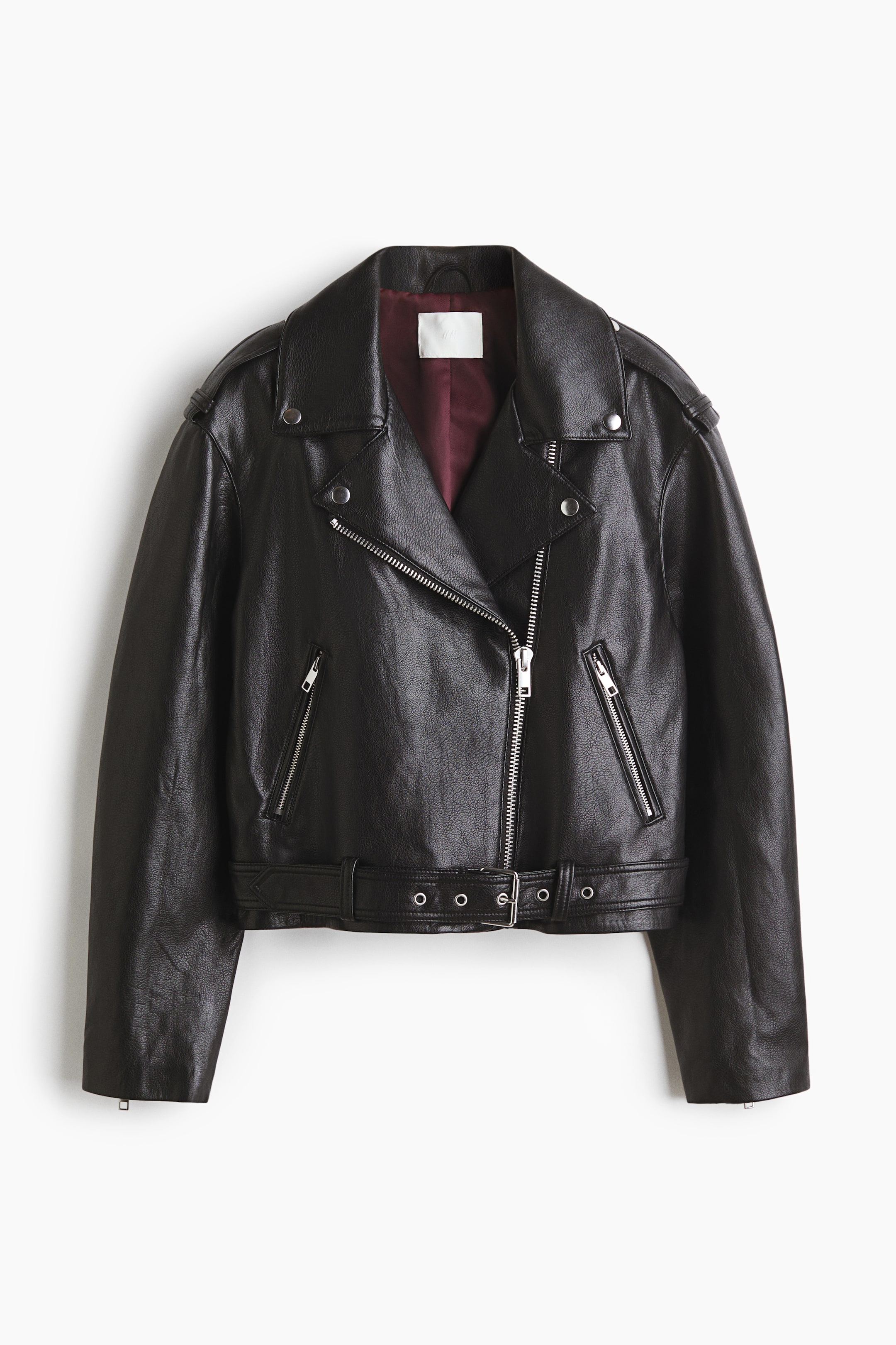 Coated Biker Jacket