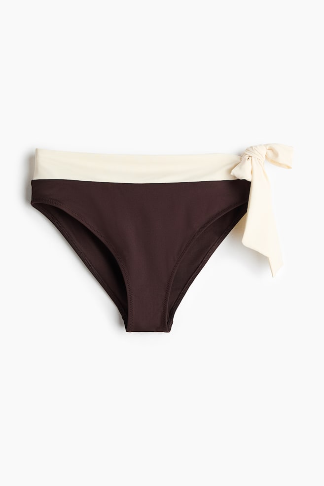 Cheeky Bikini bottoms - Dark brown/Cream/Black/White - 1