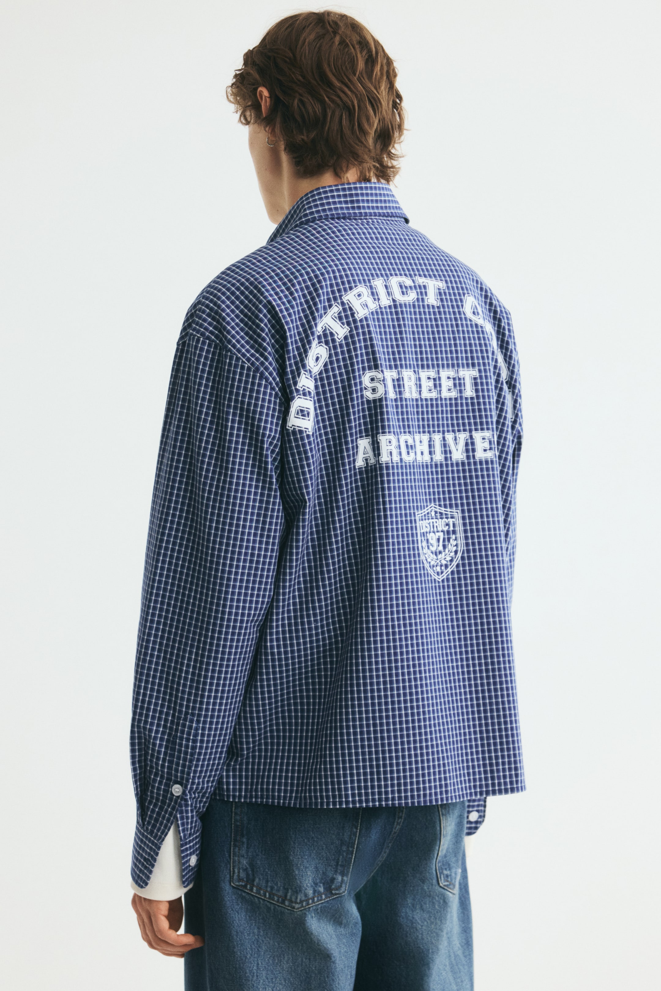 Relaxed-Fit Printed Cotton Poplin Shirt