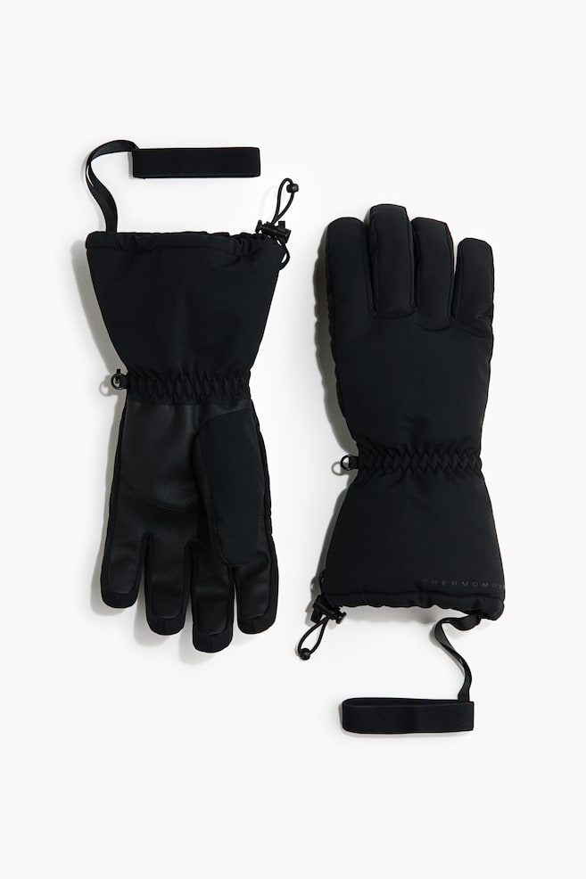 Gants de ski déperlants - Noir - 1