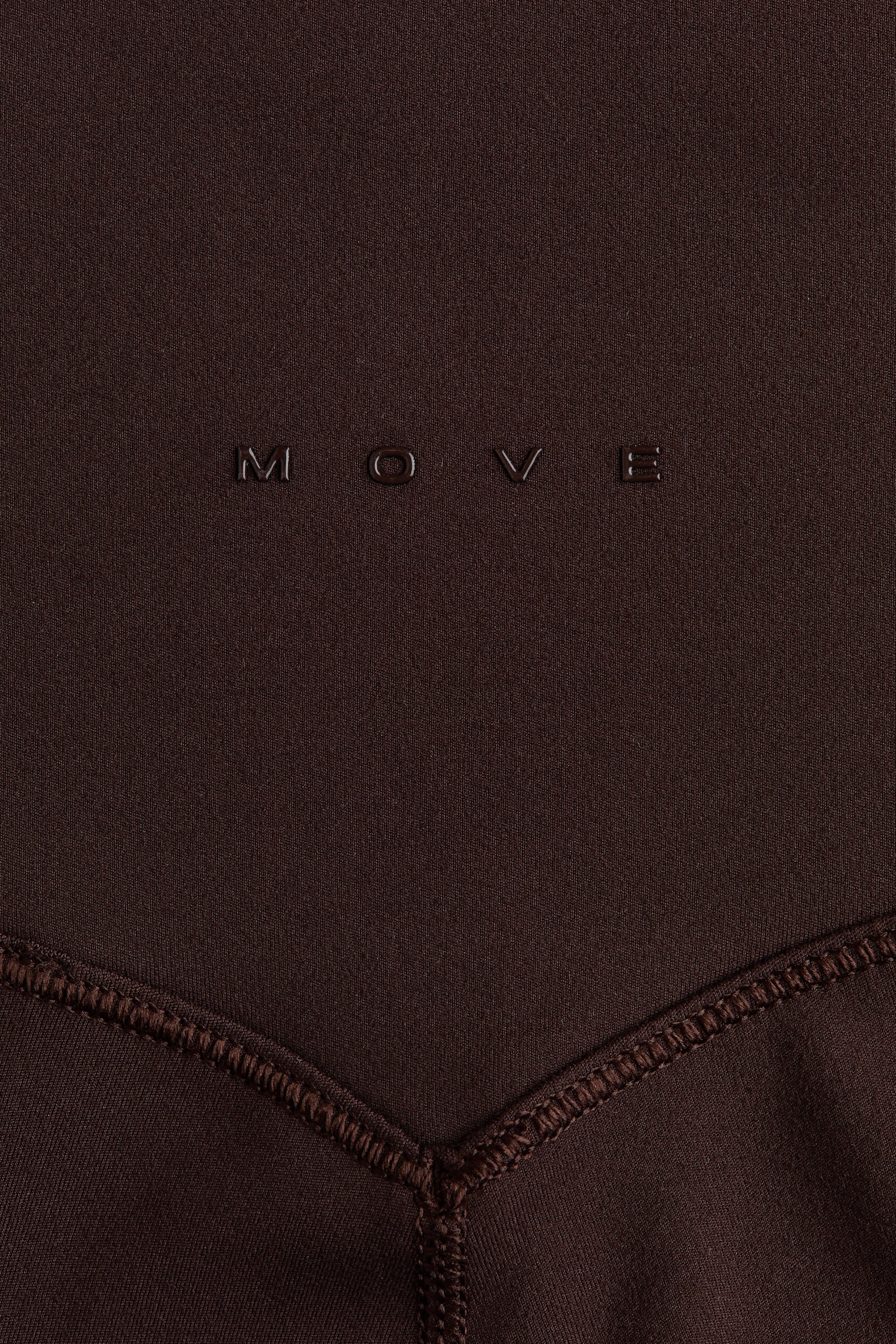 Ankle-length sports leggings with SoftMove™ - Warm brown/Black - 2