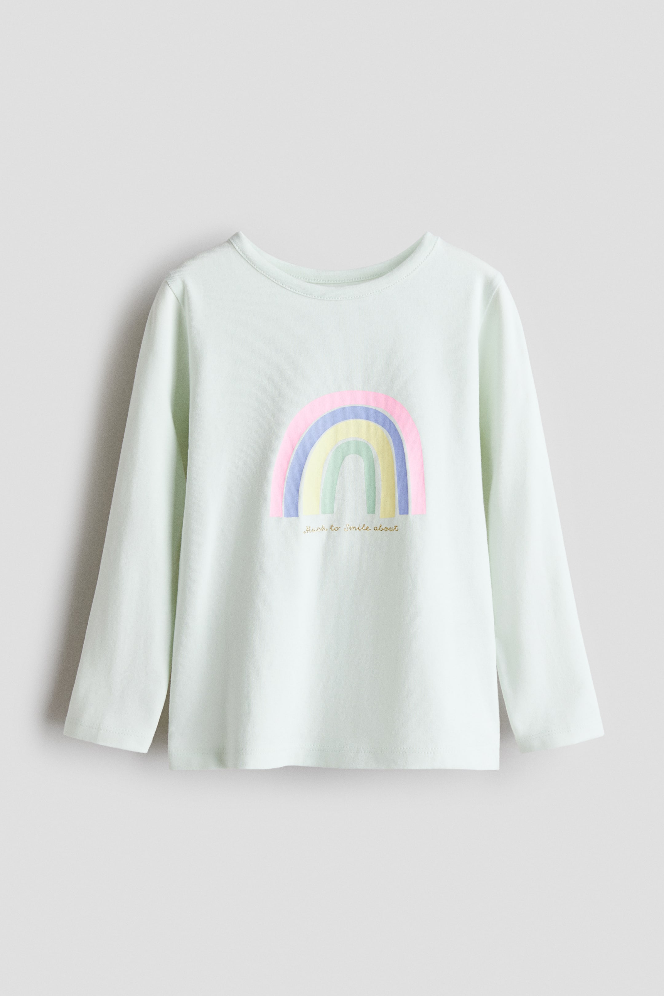 Xem ảnh lớn hơn: Áo jersey in hình - Màu xanh bạc hà/Cầu vồng - Kids | H&M VN 1