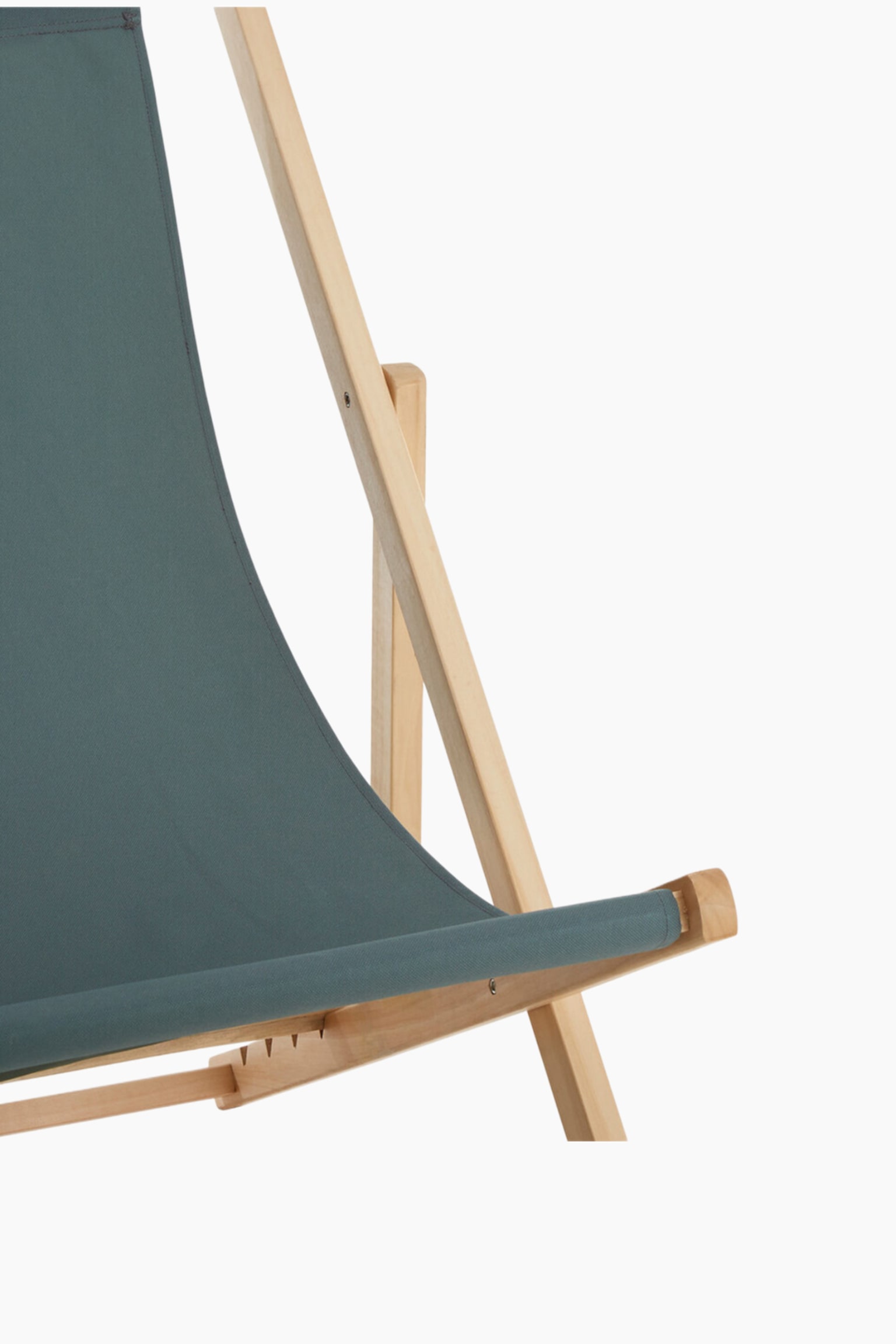 Beauport Deck Chair - Khaki And Natural - 4