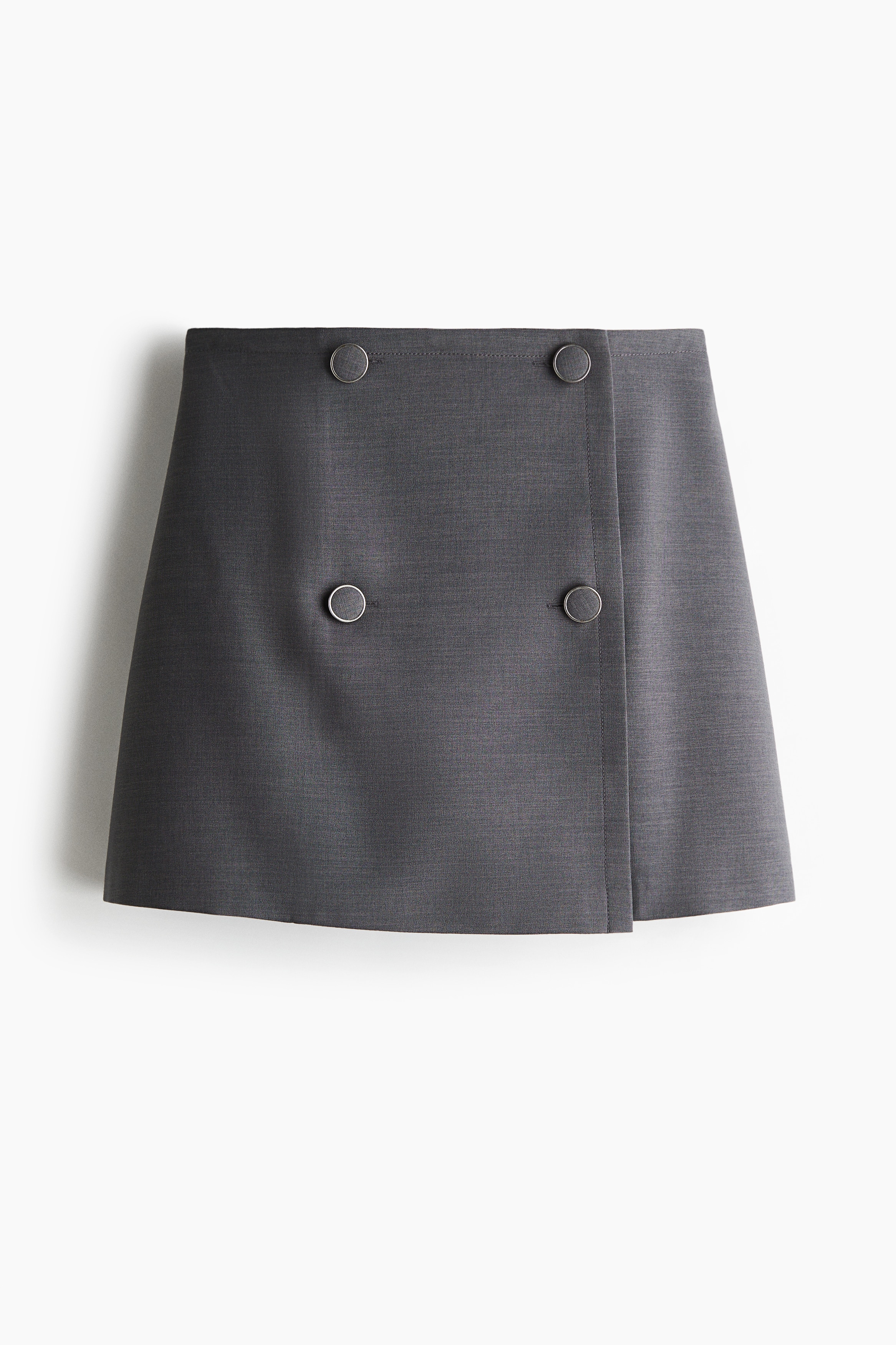 Wrap skirt - Grey - Ladies | H&M
