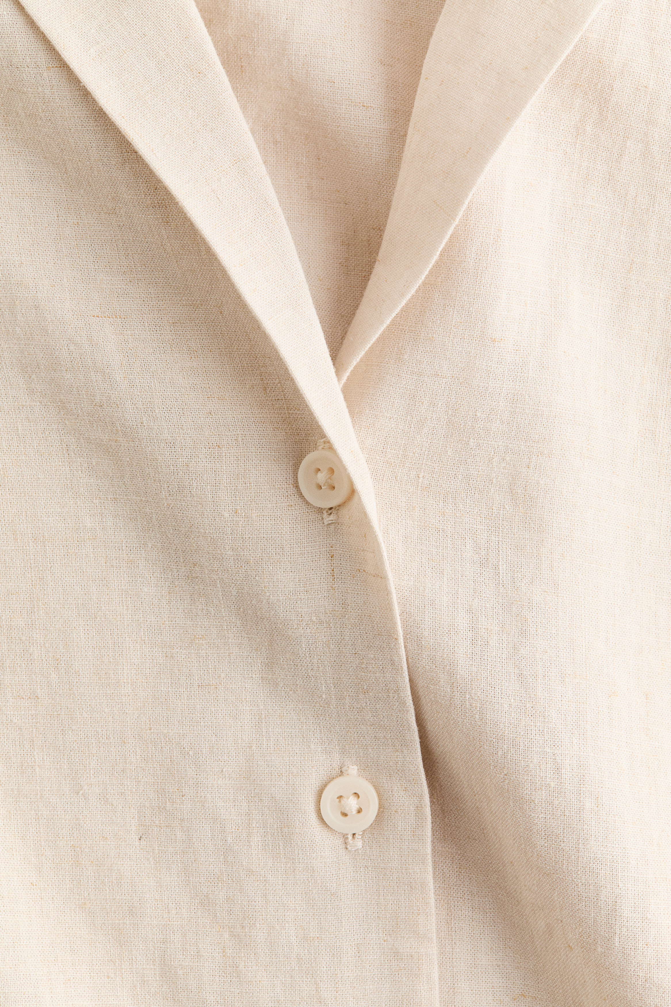 Linen-blend resort shirt
