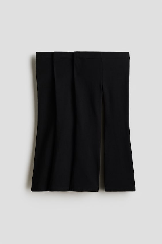 Детские леггинсы H&M 3-Pack Flared Leggings
