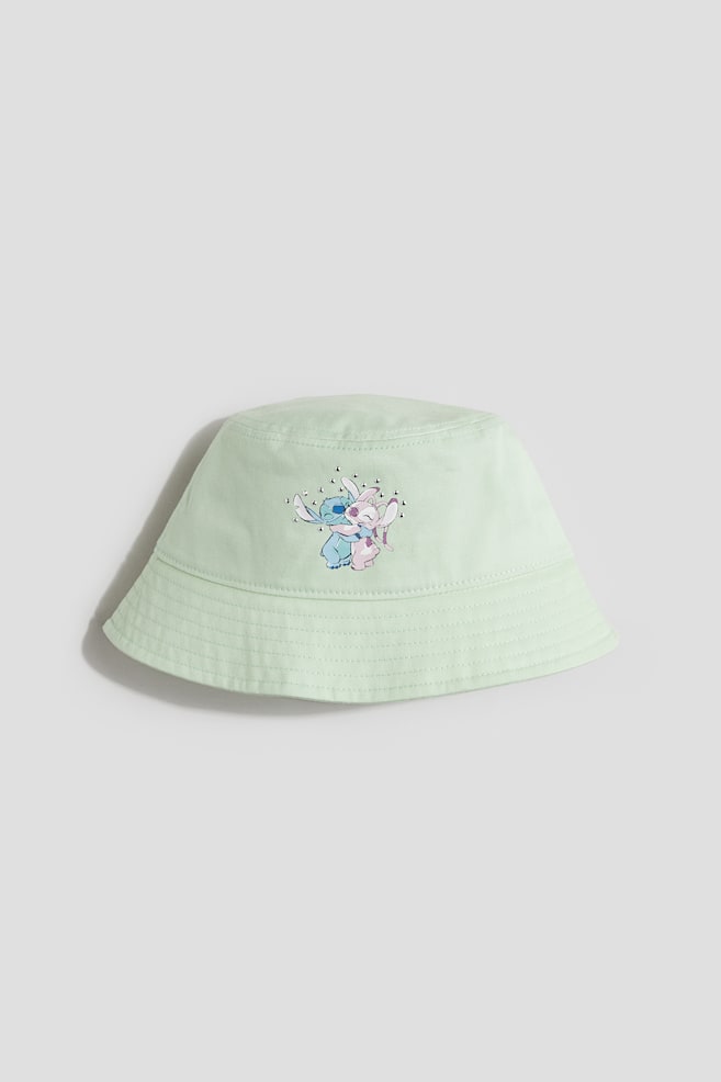 Print-motif bucket hat - Light green/Lilo & Stitch - 1