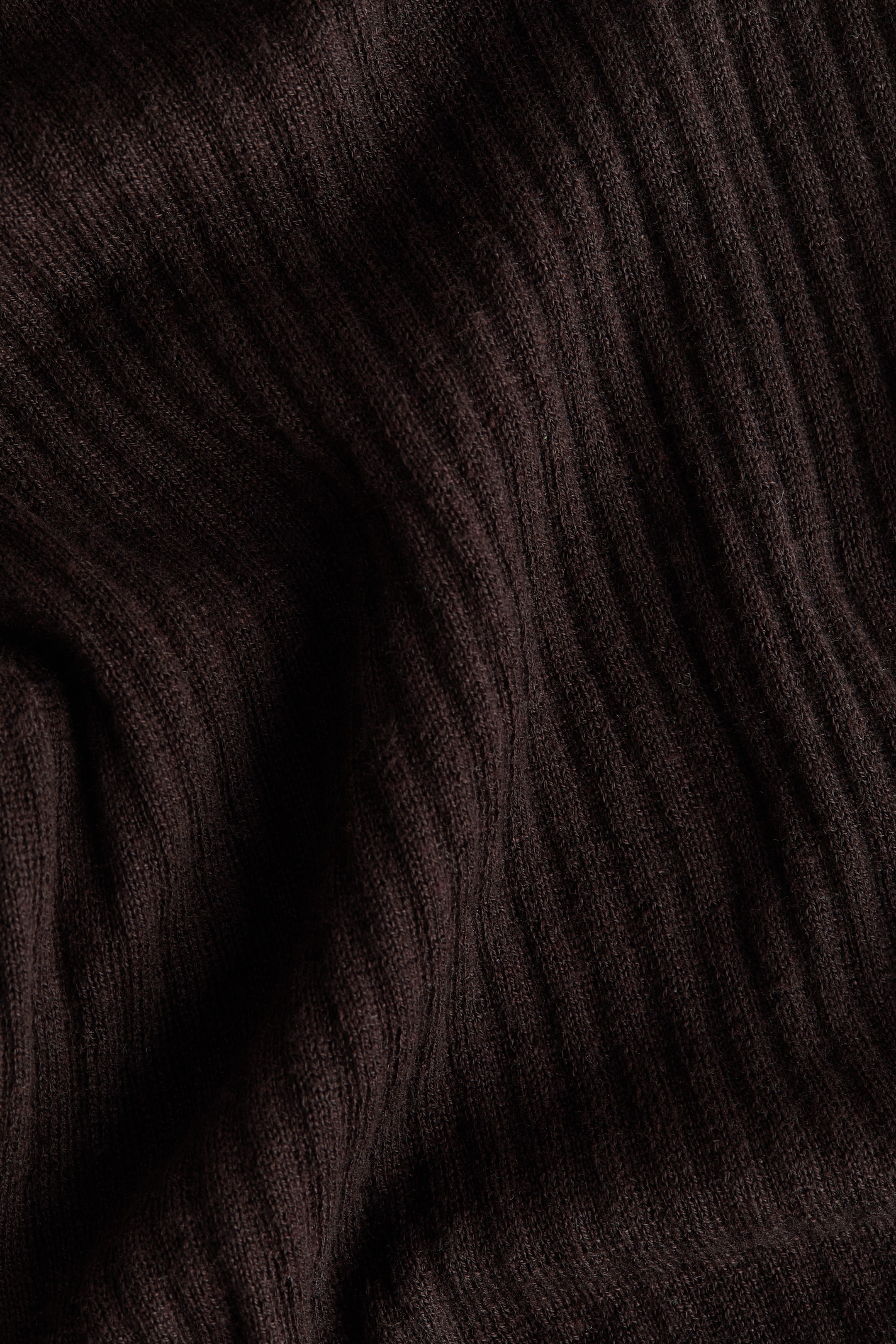 Женские брюки H&M Flared Rib-Knit Linen-Blend Pants — фото 3
