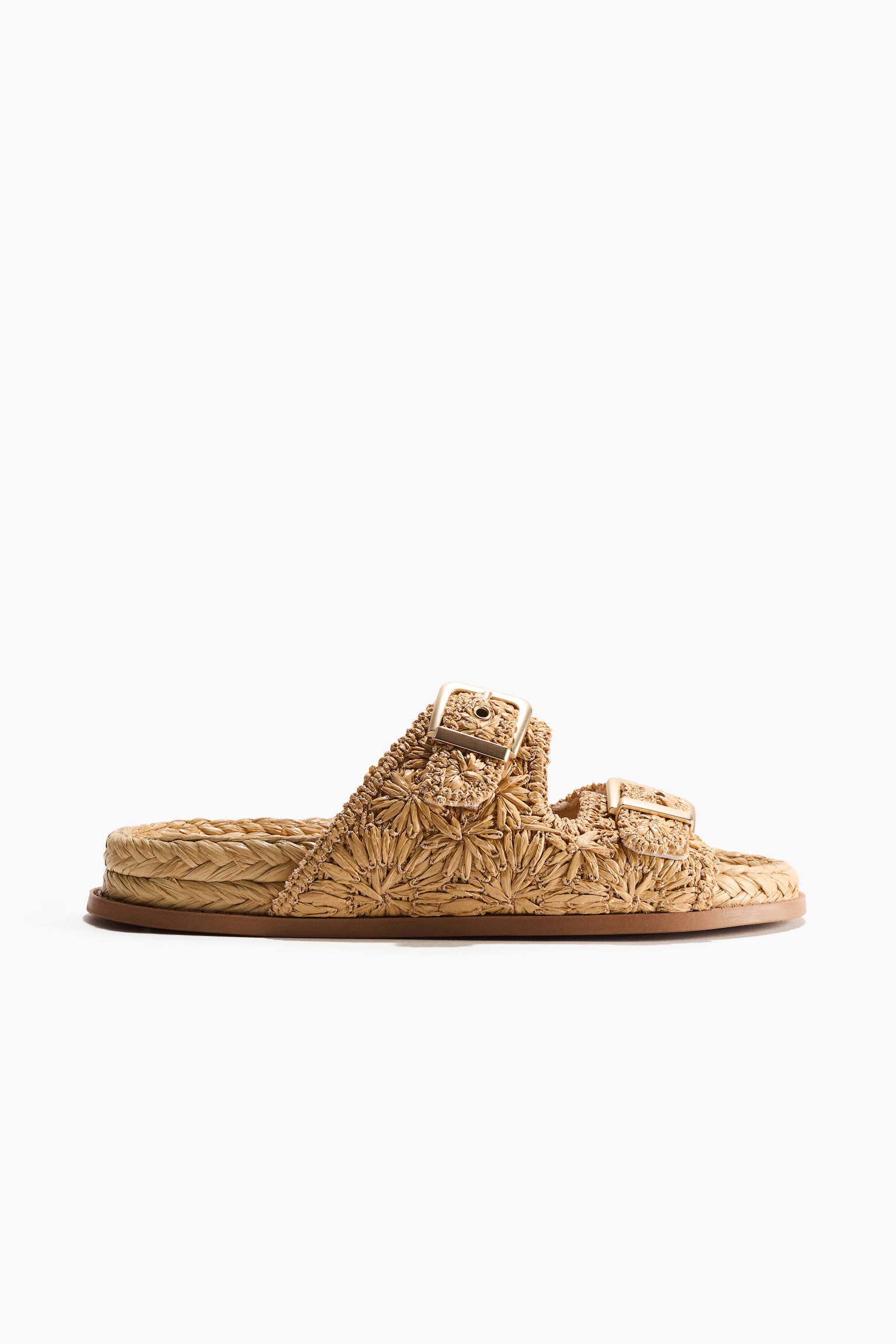 Espadrille-style sandals - Beige/Powder pink - 3