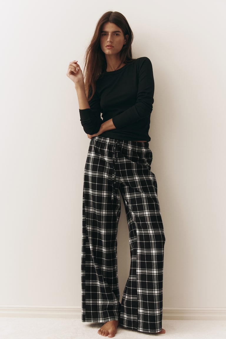 Flannel pyjama bottoms