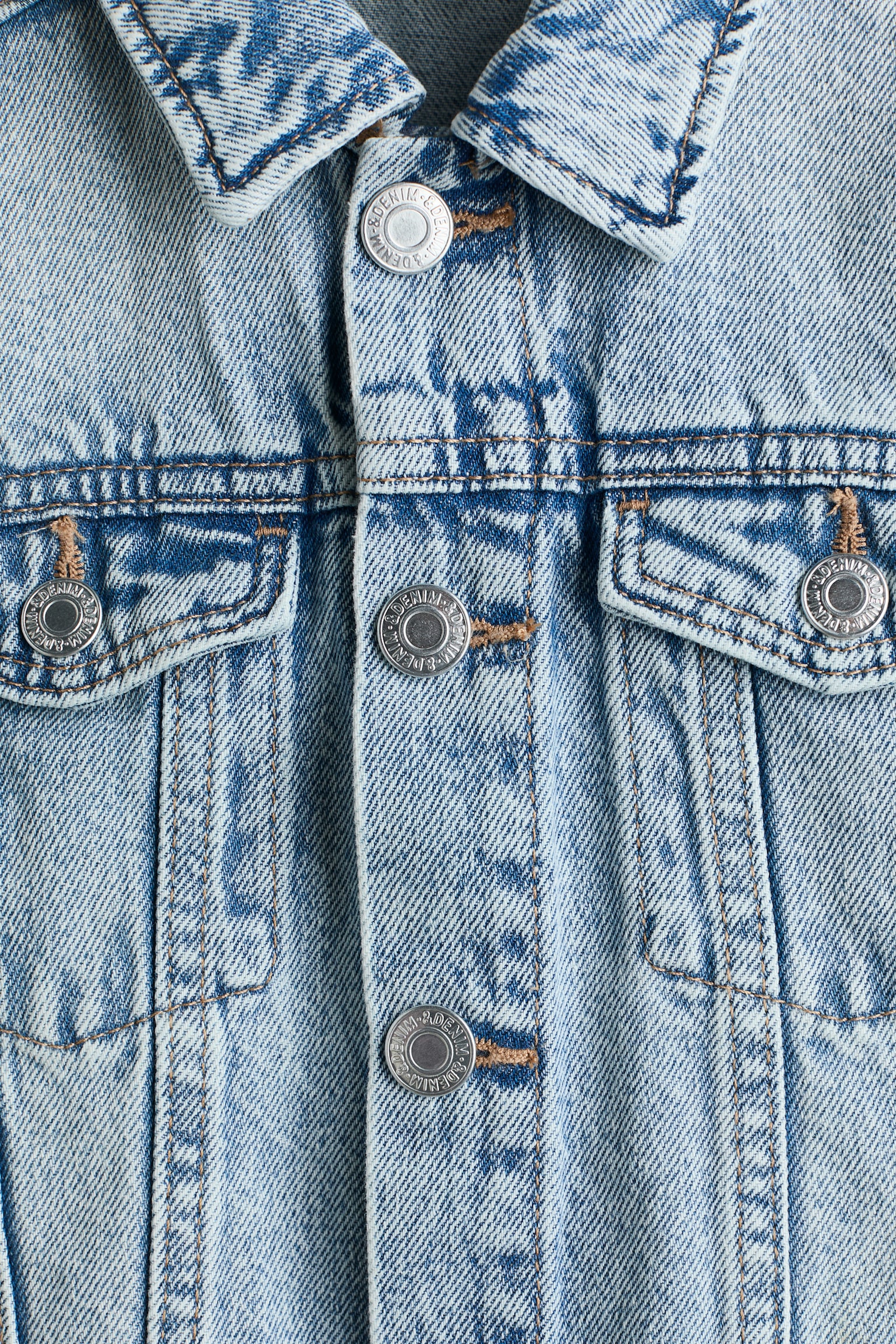 Džínová bunda - Světlý denim blue/Denim blue/Růžová/Krémová/květiny/Světlý denim blue/Dark denim blue - 2